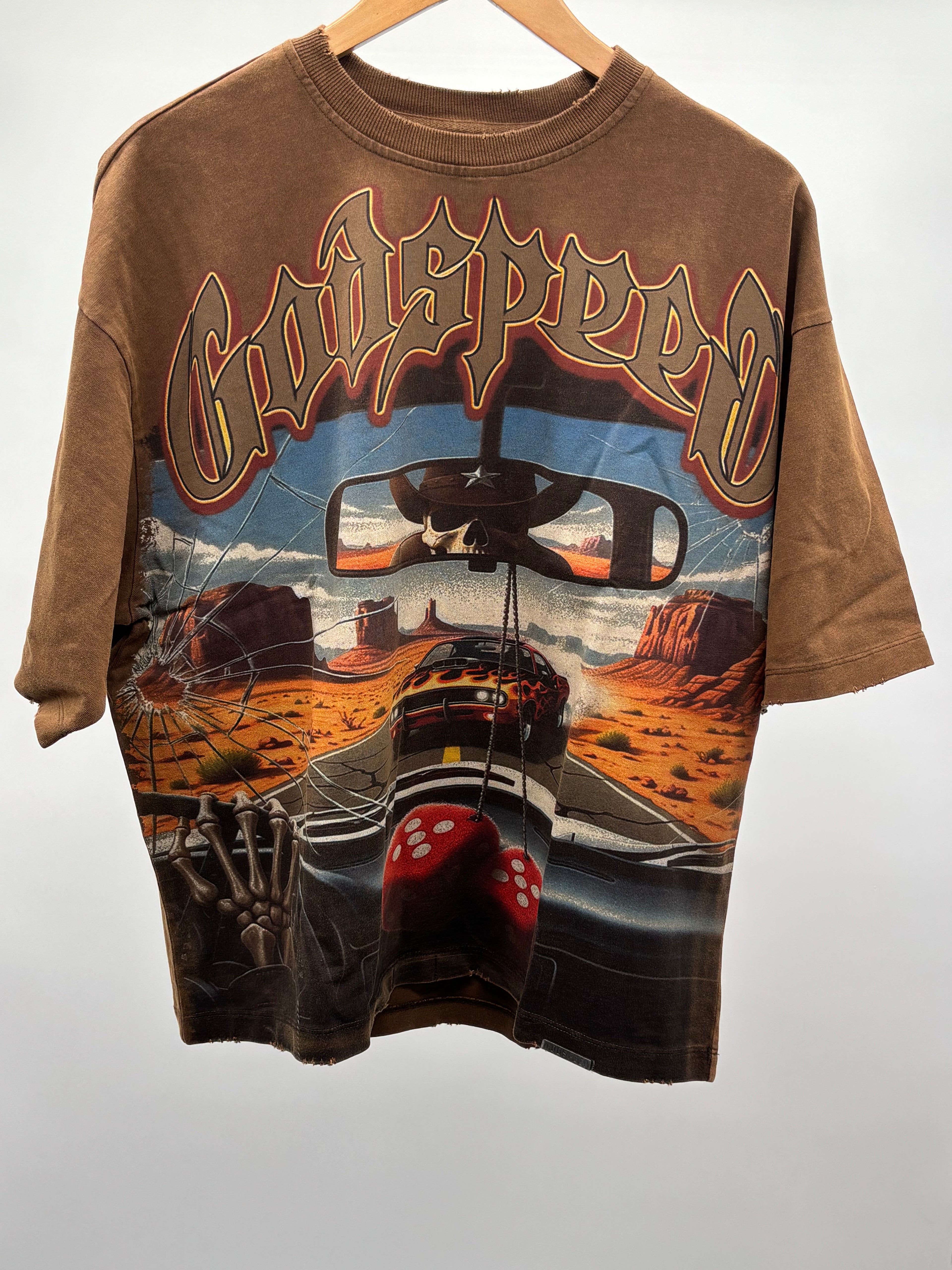Godspeed Brown On The Run Tee