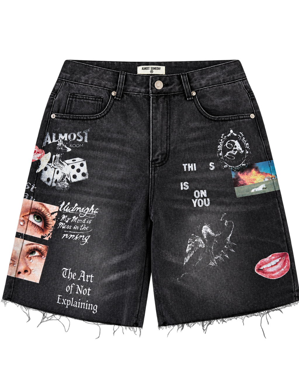 ALSO Gallery Denim Jort Blk