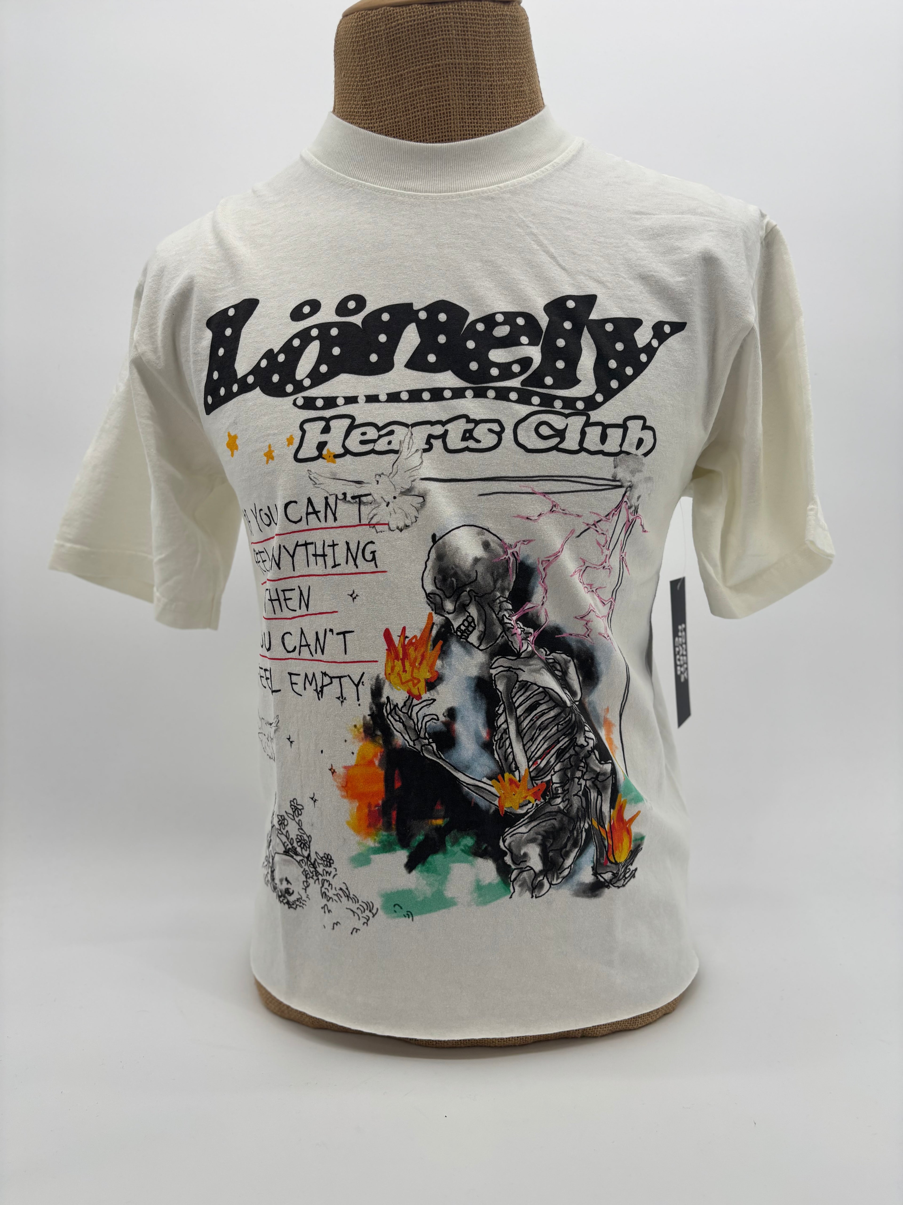 LHC Cant Feel Anything Tee Off Wht