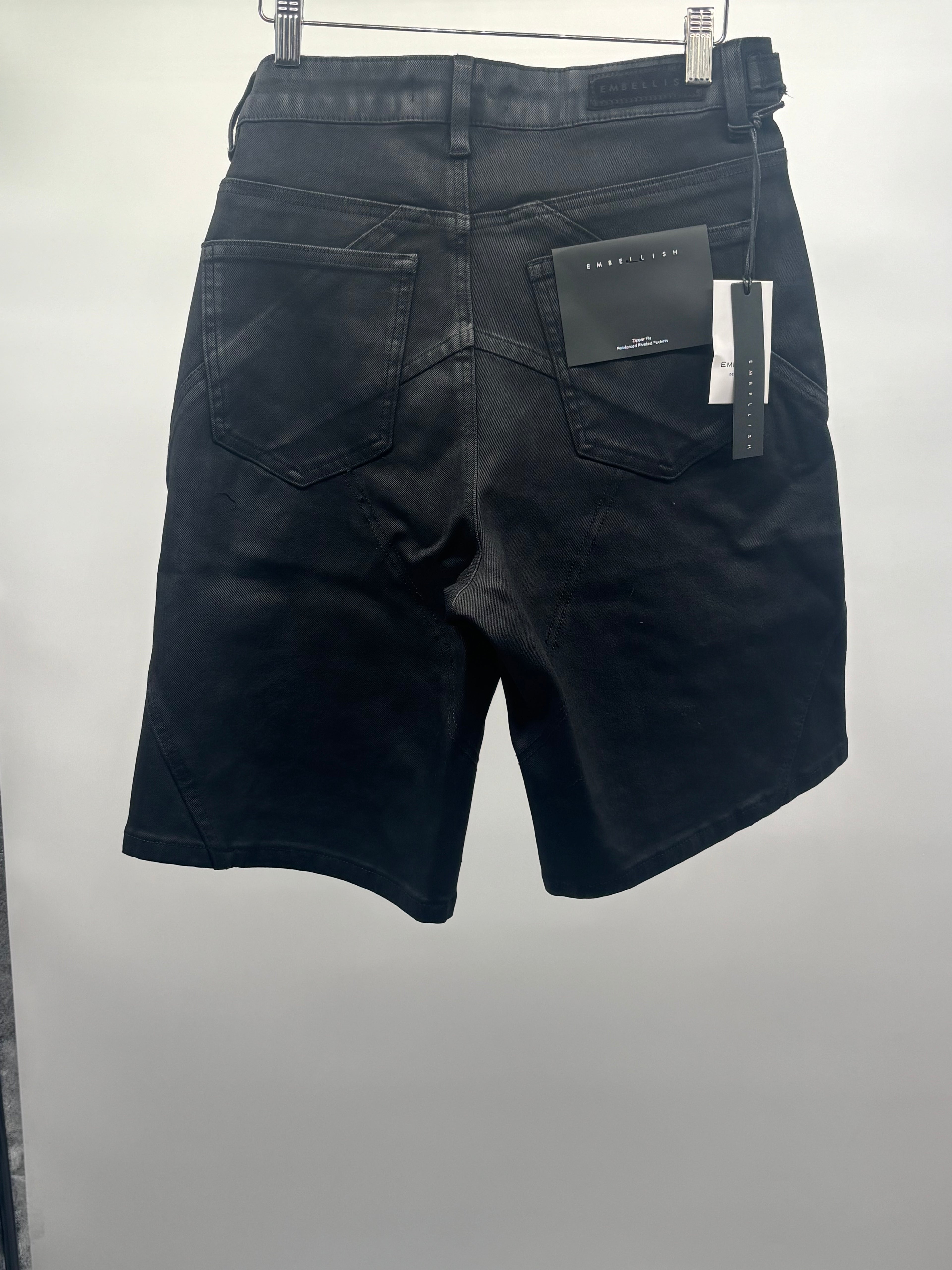 Embellish Drone Shorts Blk Wax