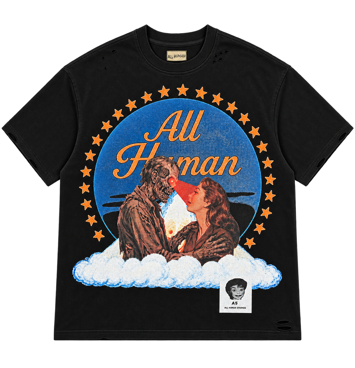All Human Spahn Ranch Tee Blk