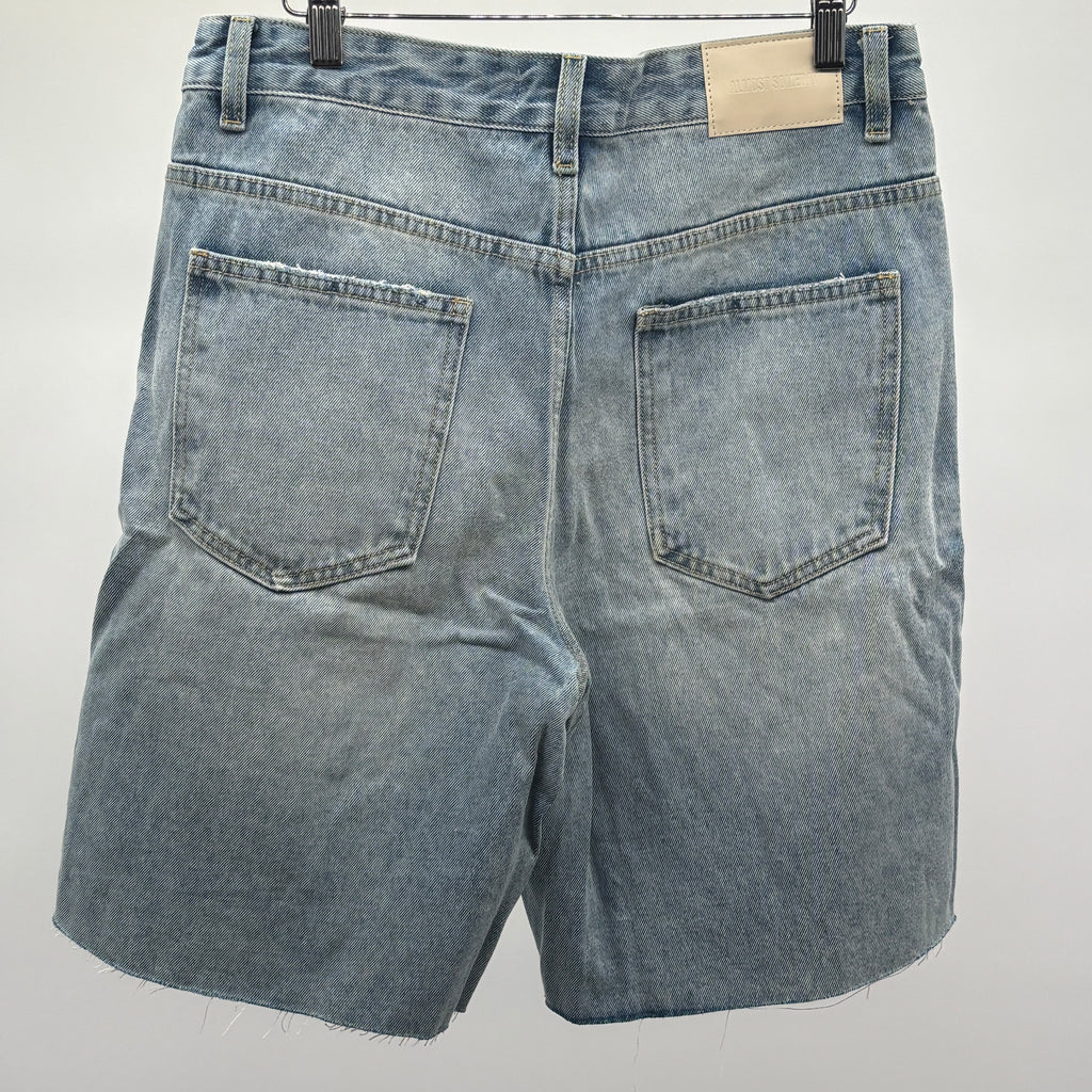 ALSO Letterman Denim Jort Blue