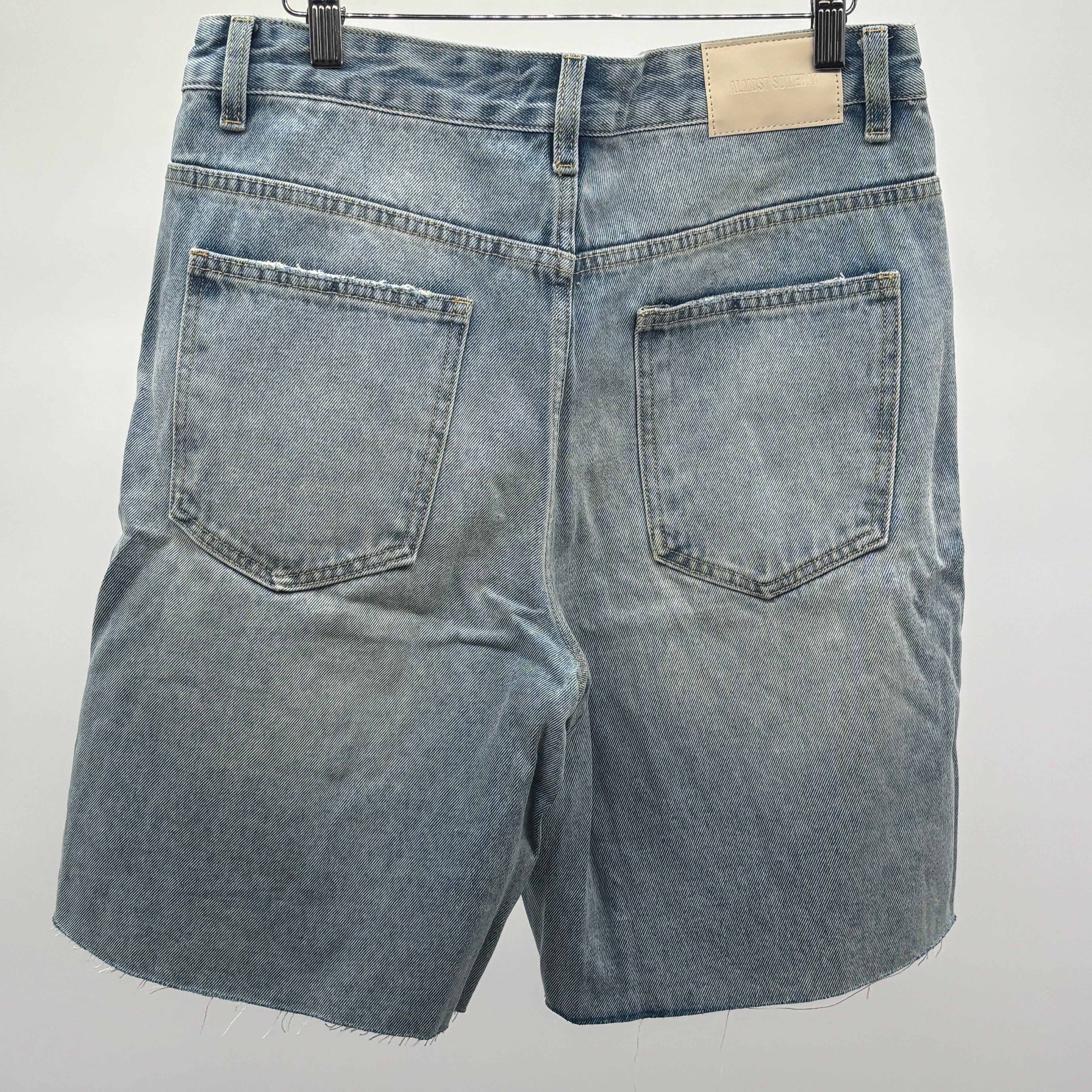 ALSO Letterman Denim Jort Blue