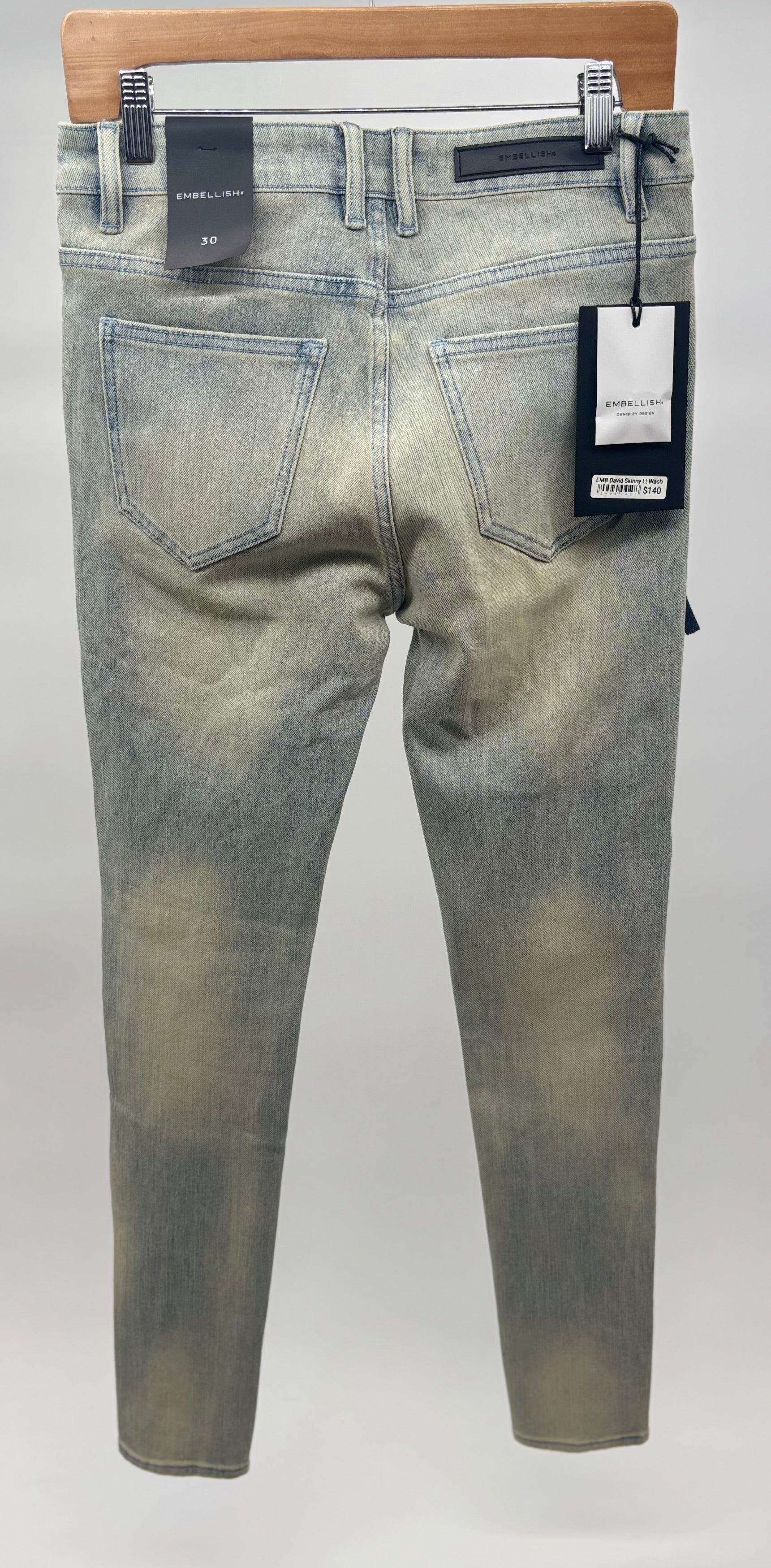 EMB David Skinny Lt Wash