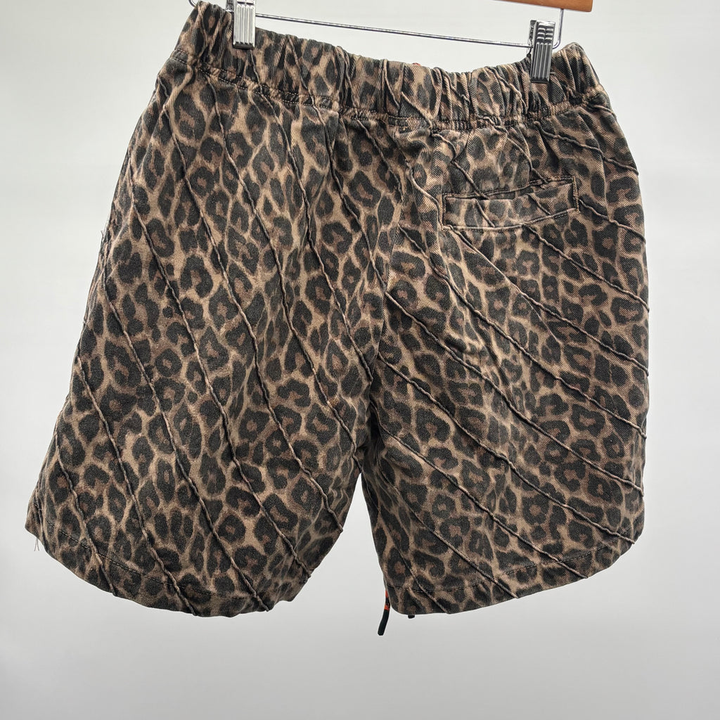 Memory Lane Printed Pattern Shorts Cheetah