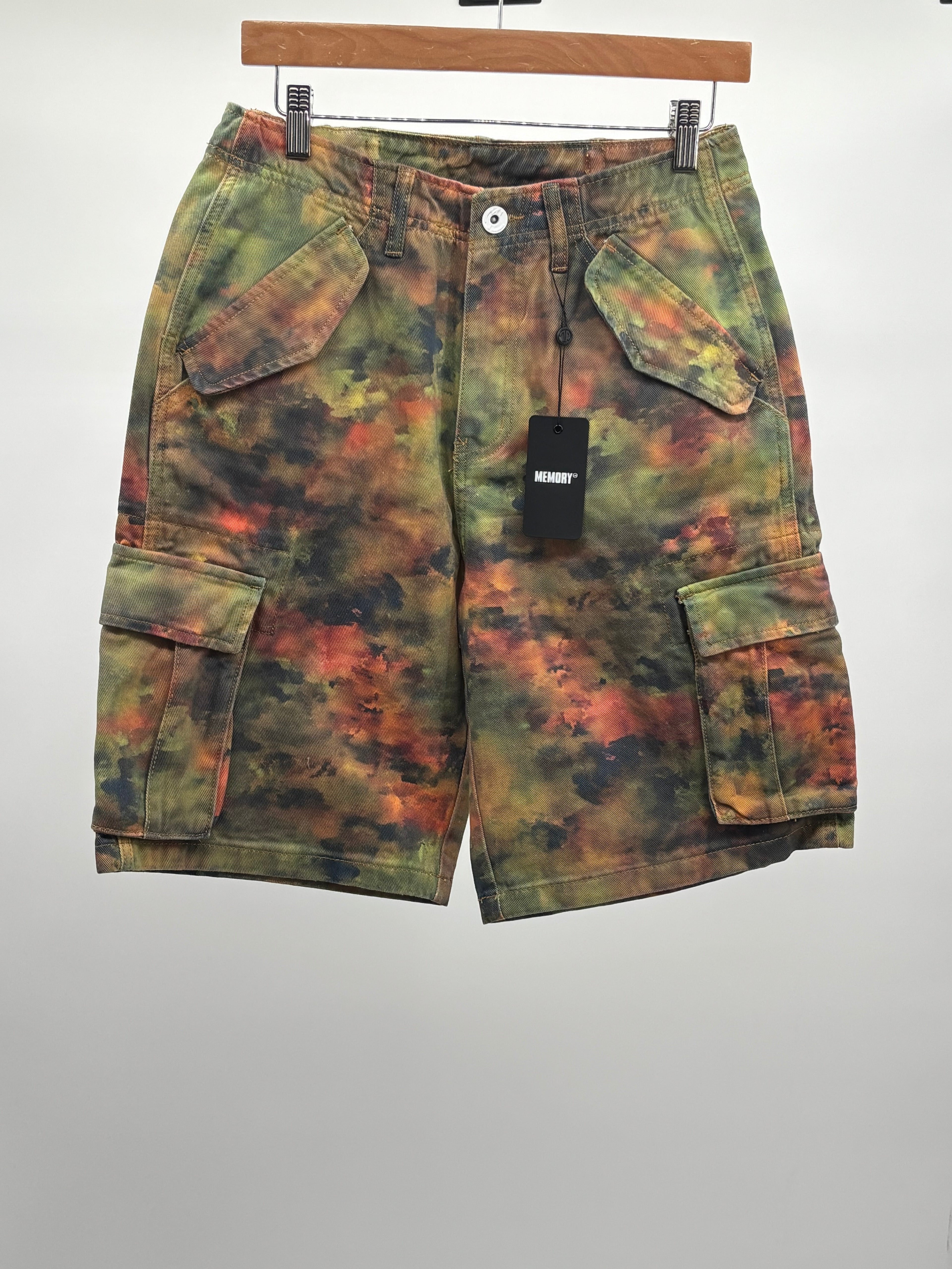 ML Graffiti Cargo Short Olive