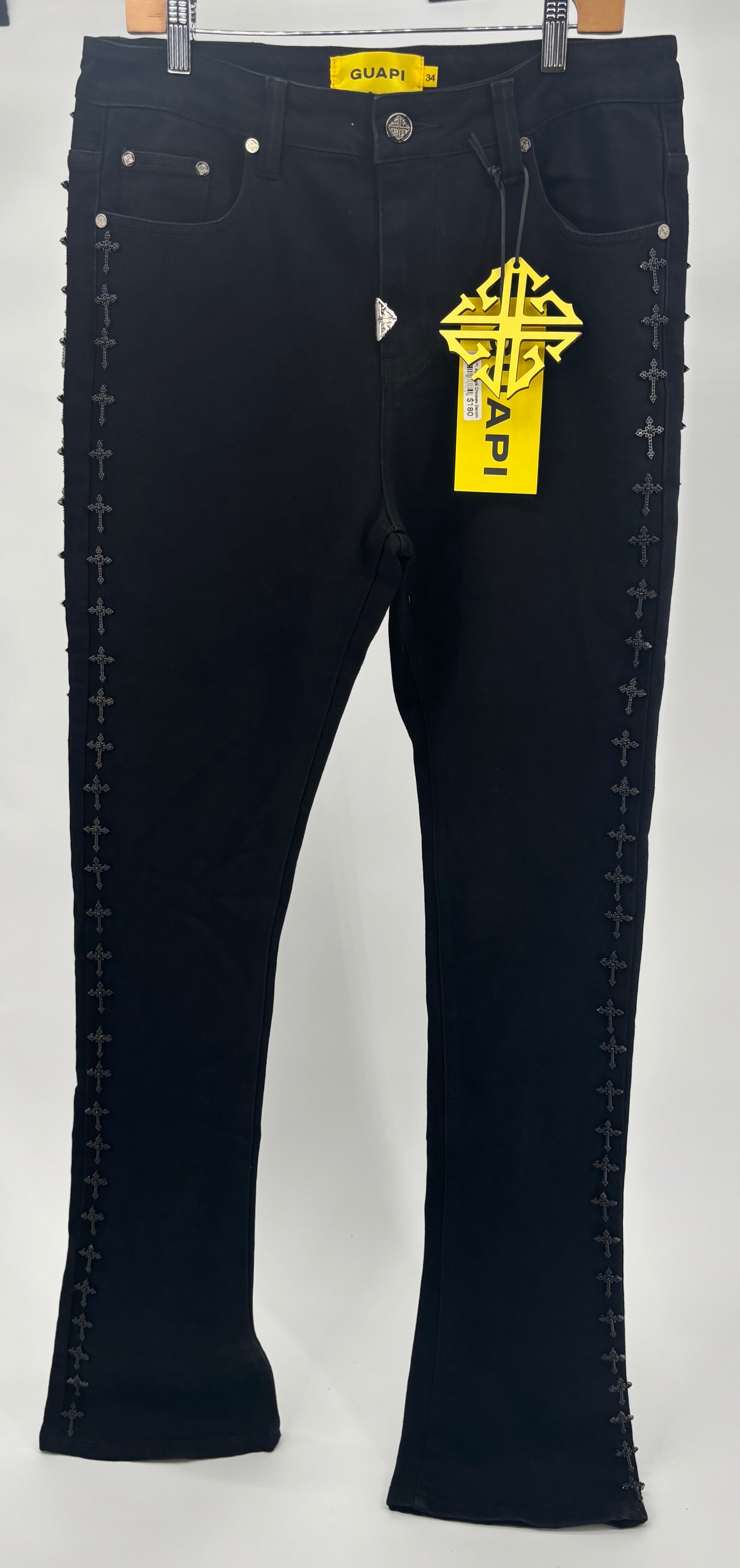 Guapi All Blk Crosses Denim