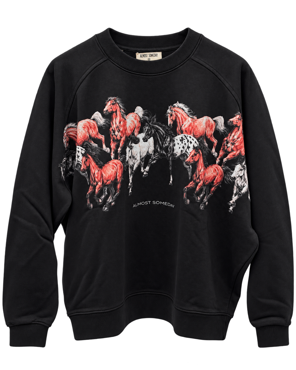 ALSO Smoke Crewneck Blk