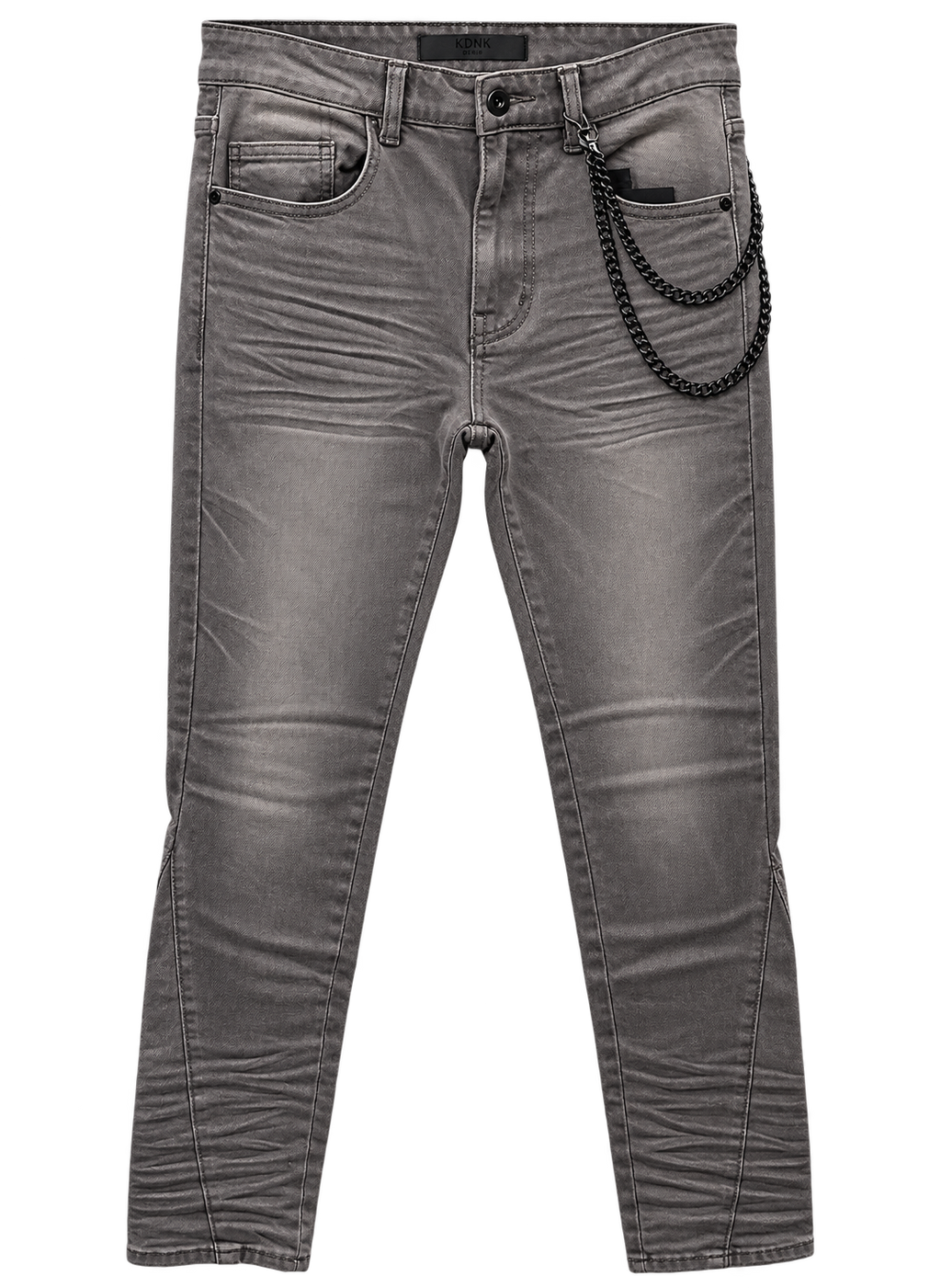 KDNK Panelled Jeans Grey