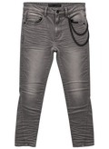 KDNK Panelled Jeans Grey