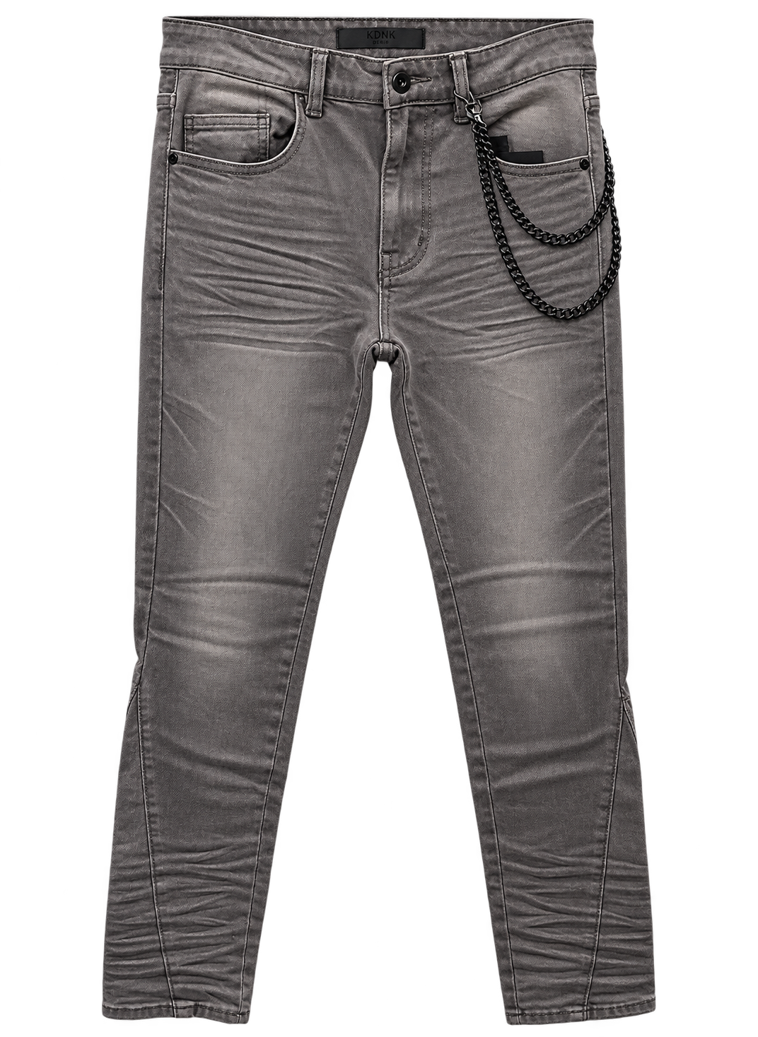 KDNK Panelled Jeans Grey