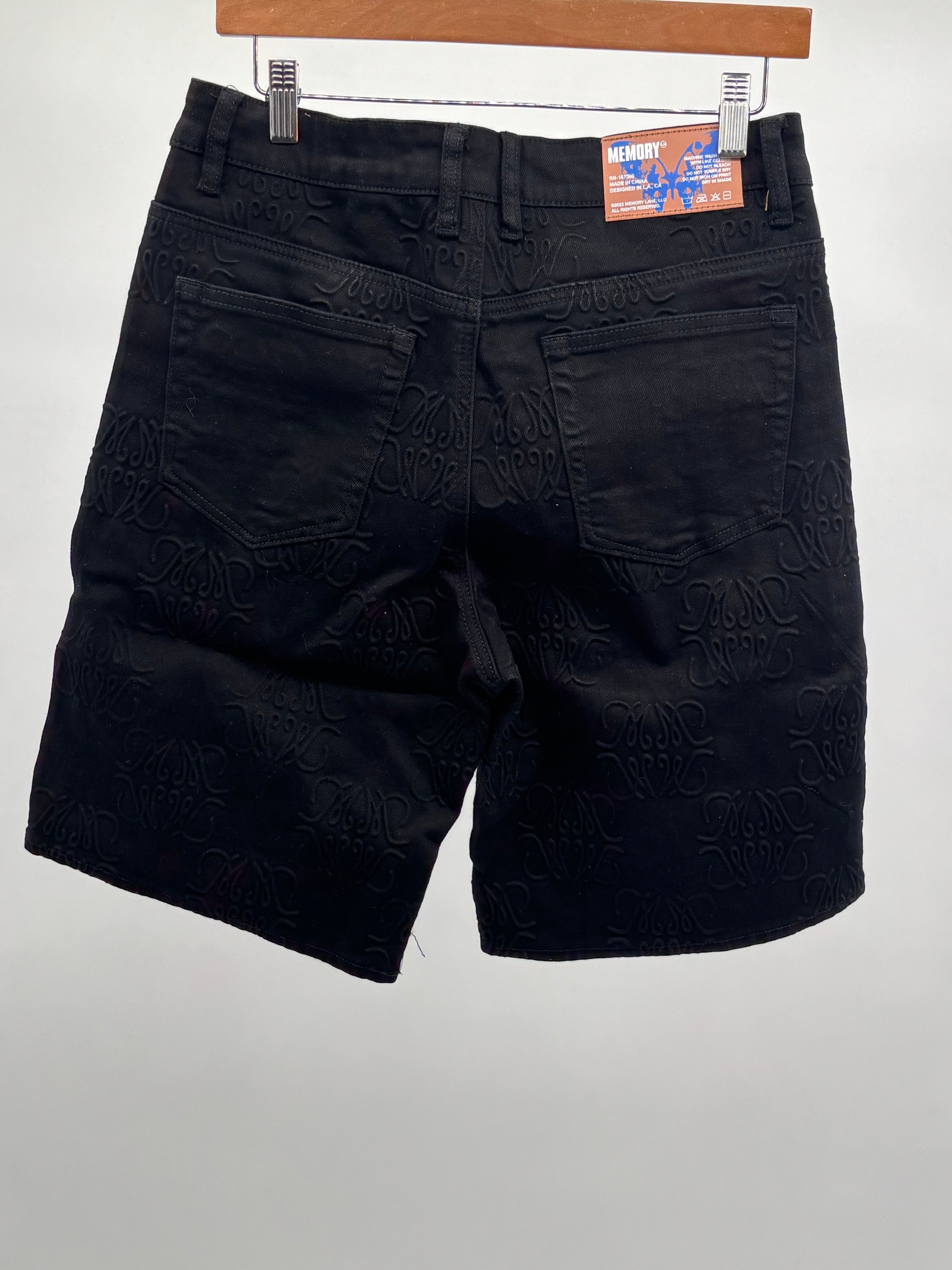 ML Monogram Denim Short Blk Rinse