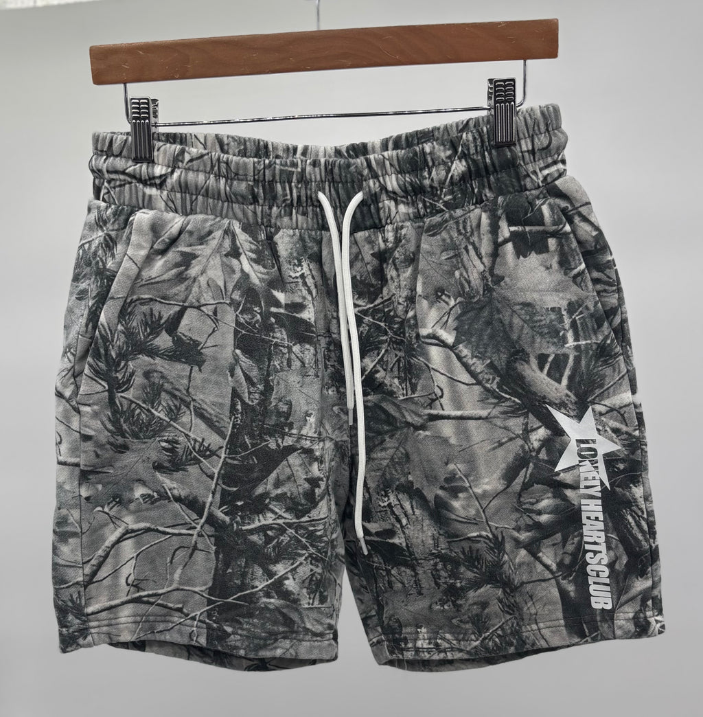 LHC Wood Camo Sweatshorts Gray