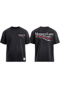 Memory Lane Blazing Trails Tee Vntg Blk