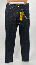 Guapi All Blk Waxed Stars Denim