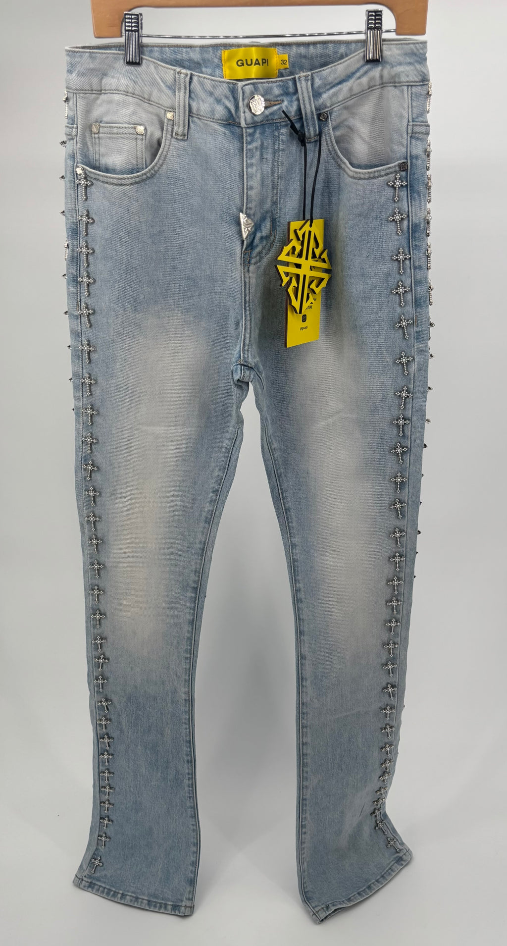 Guapi Vintage Blue Crosses Denim