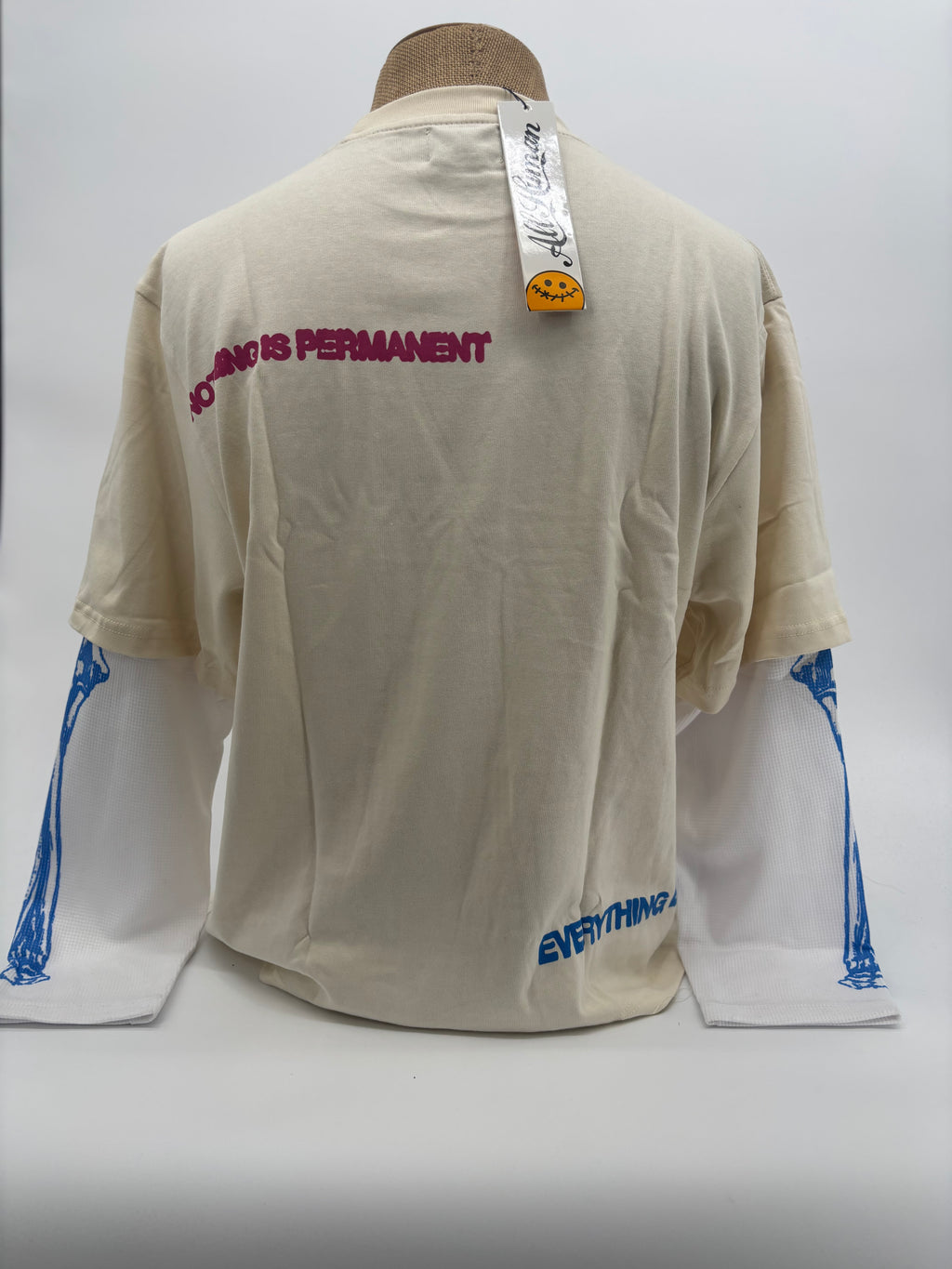 AH Super Gremlin LS Tee Cream