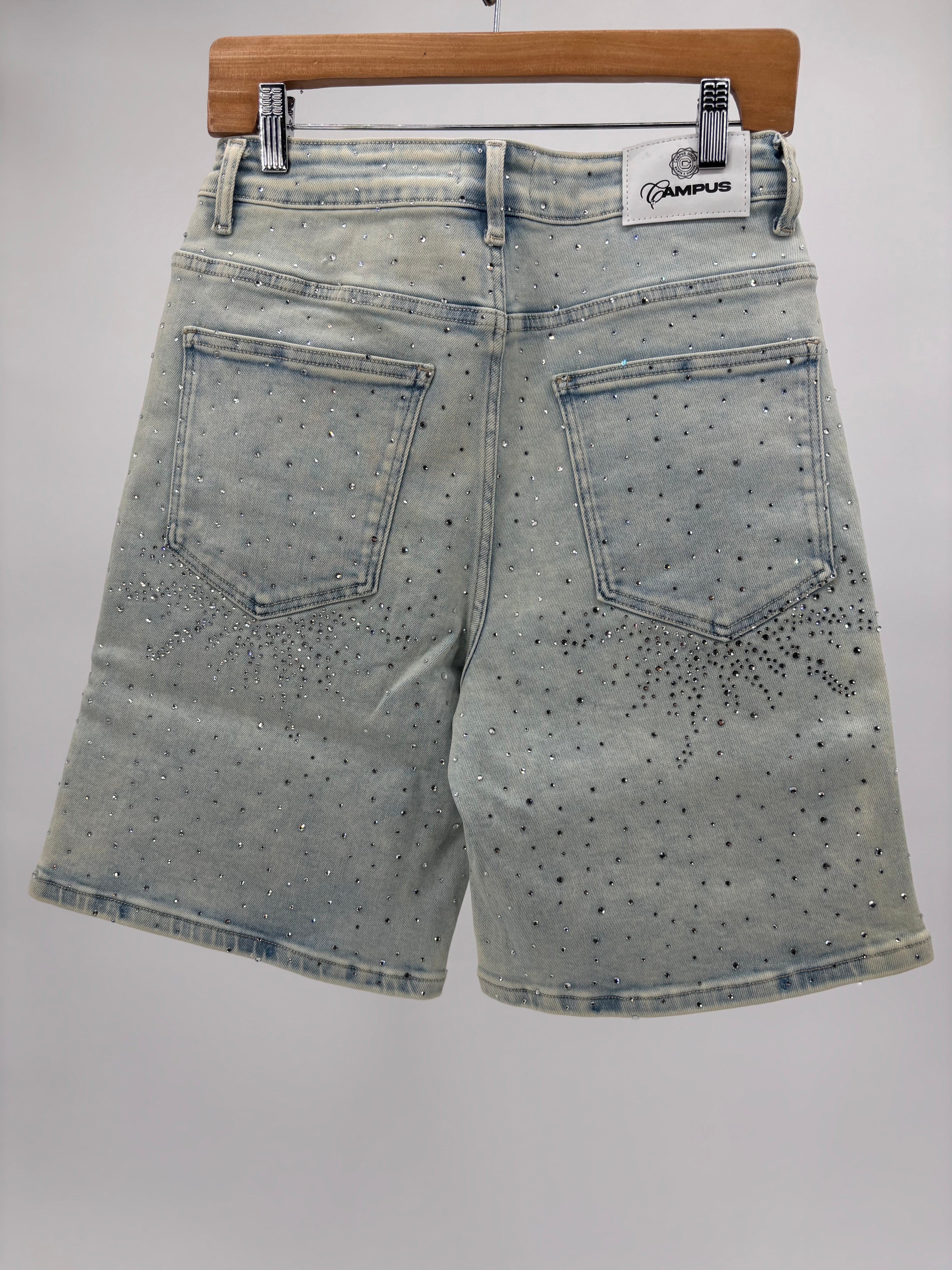 Campus Kingdom Jorts Lt Blue