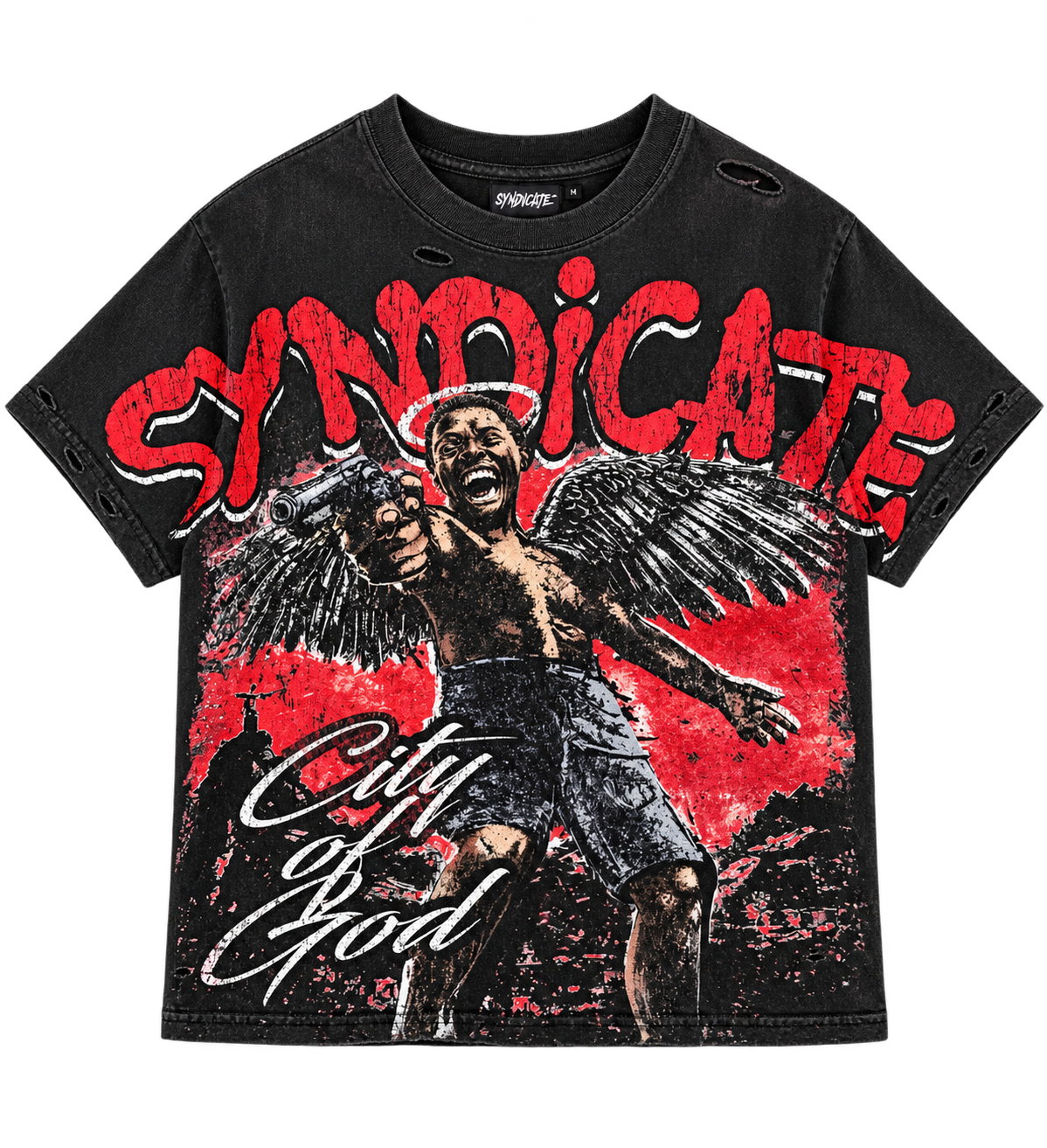 Syndicate Little Dice Tee Blk Wash