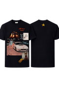 All Human White Ferrari Tee Blk