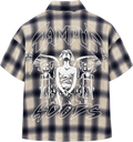 Campus Sun Fade Flannel Blk