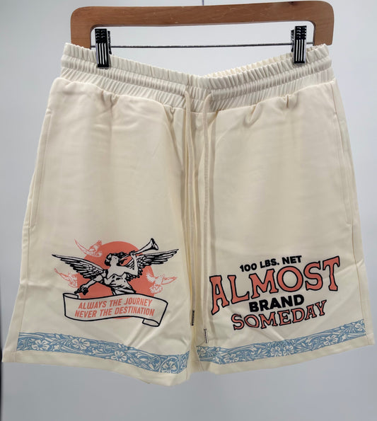 ALSO Burlap Shorts Cream