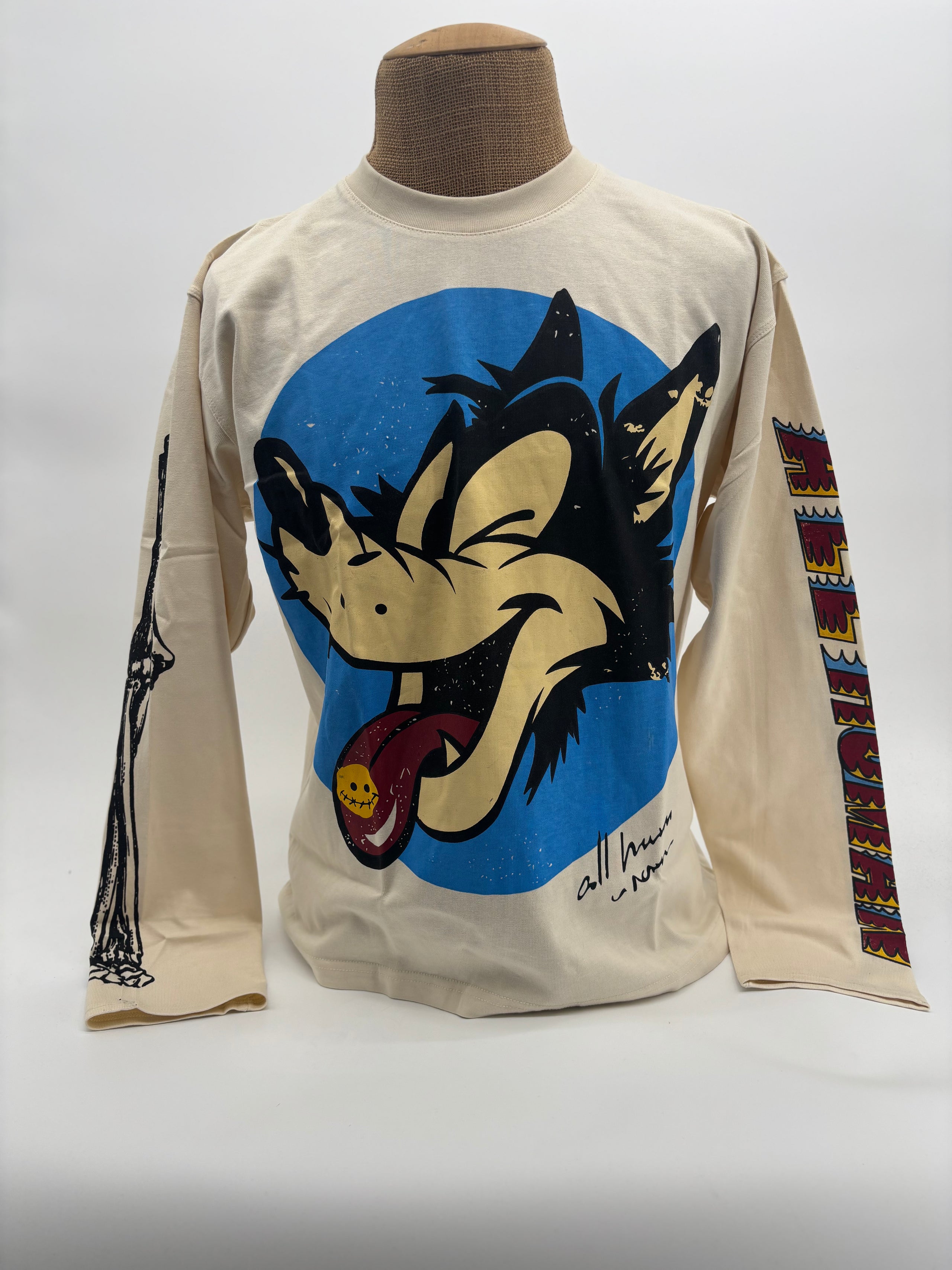 A.H. Roll In Peace LS Tee Blk