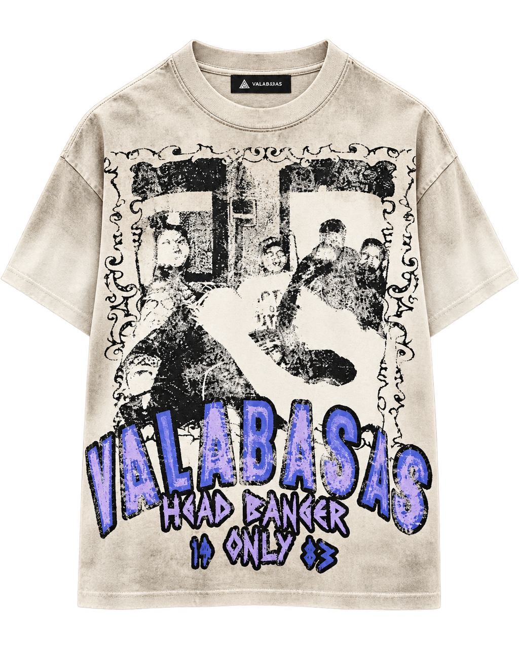 Valabasas Head Bangers Tee White