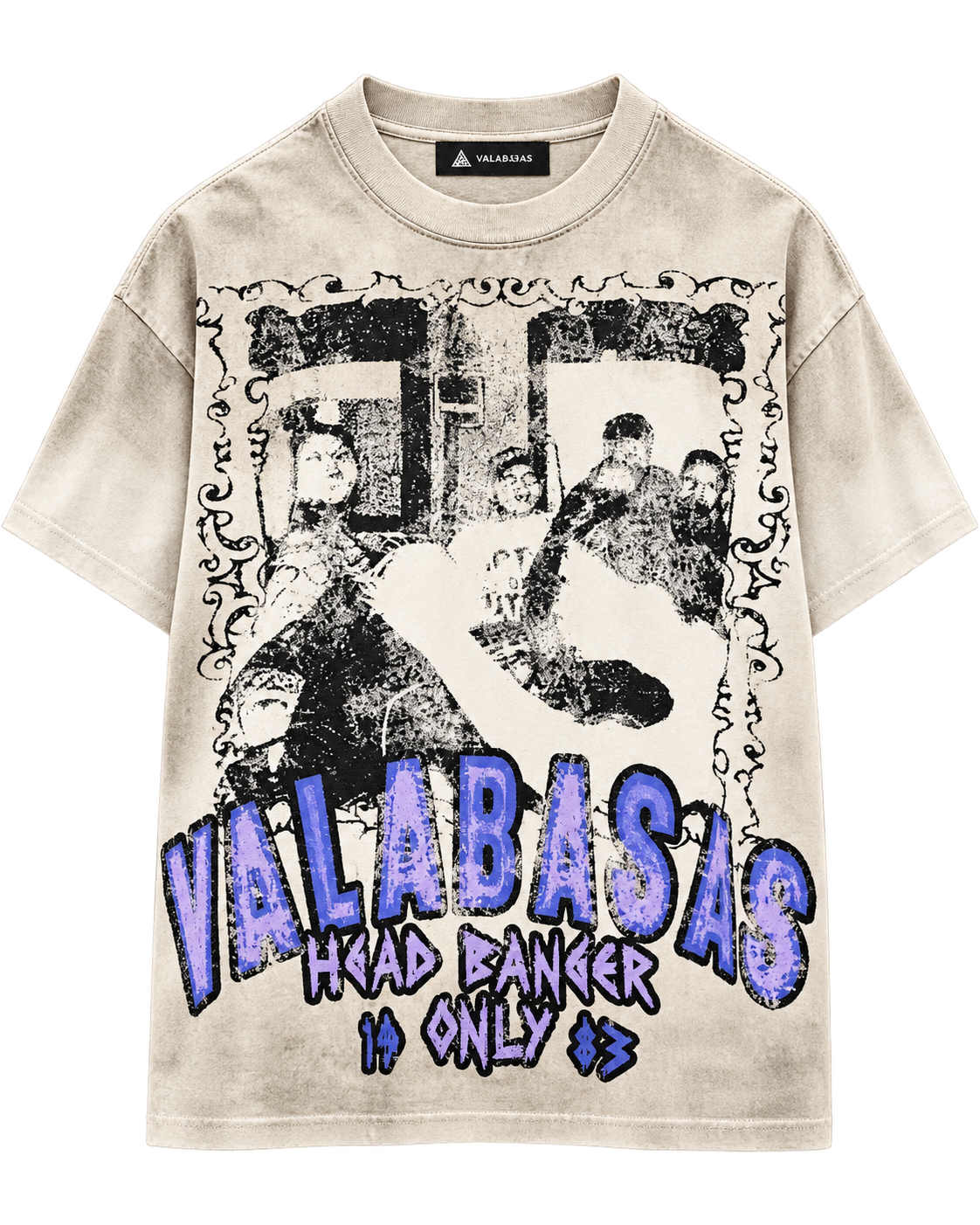 Valabasas Head Bangers Tee White