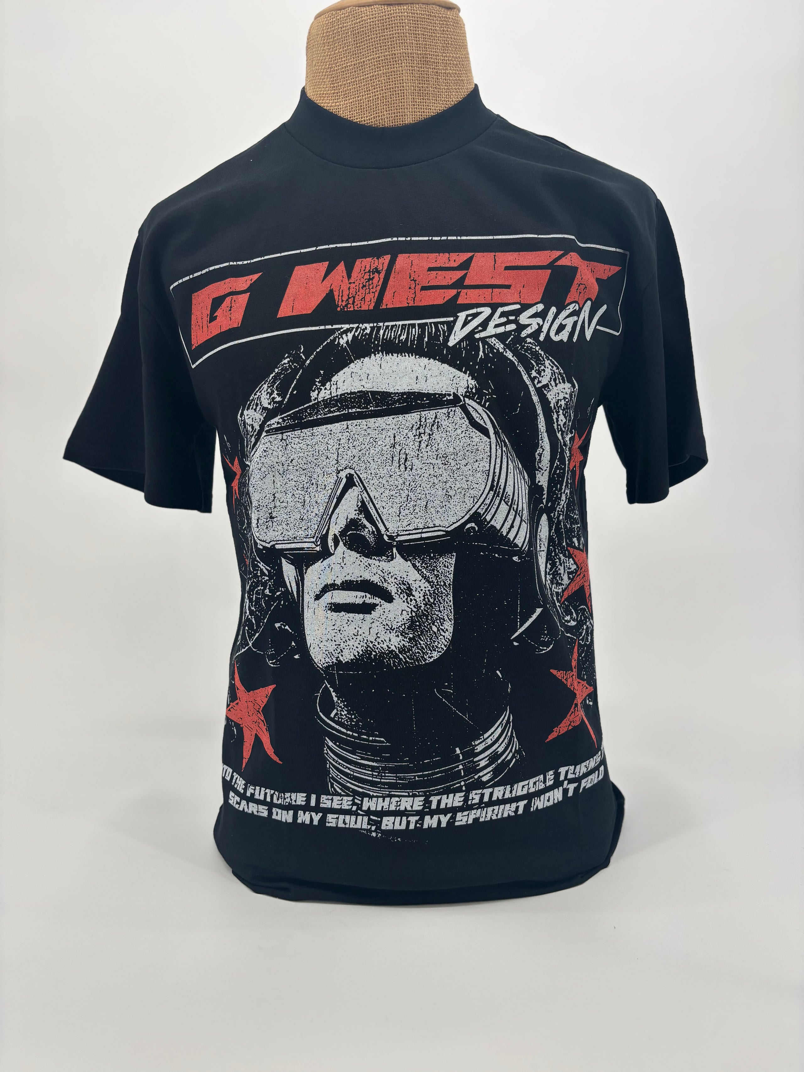 GWest Visionary Tee Blk Wht
