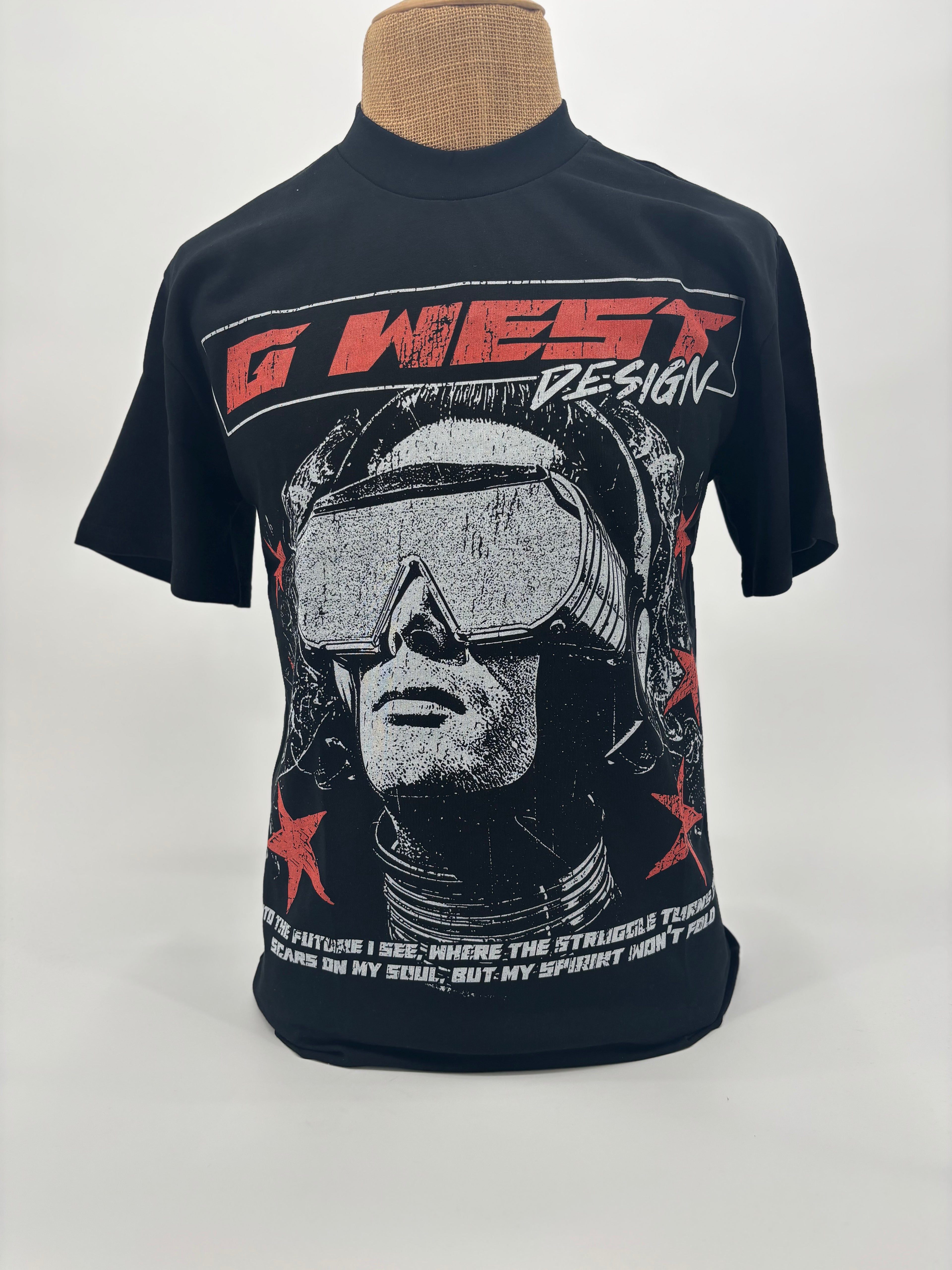 GWest Visionary Tee Blk Wht