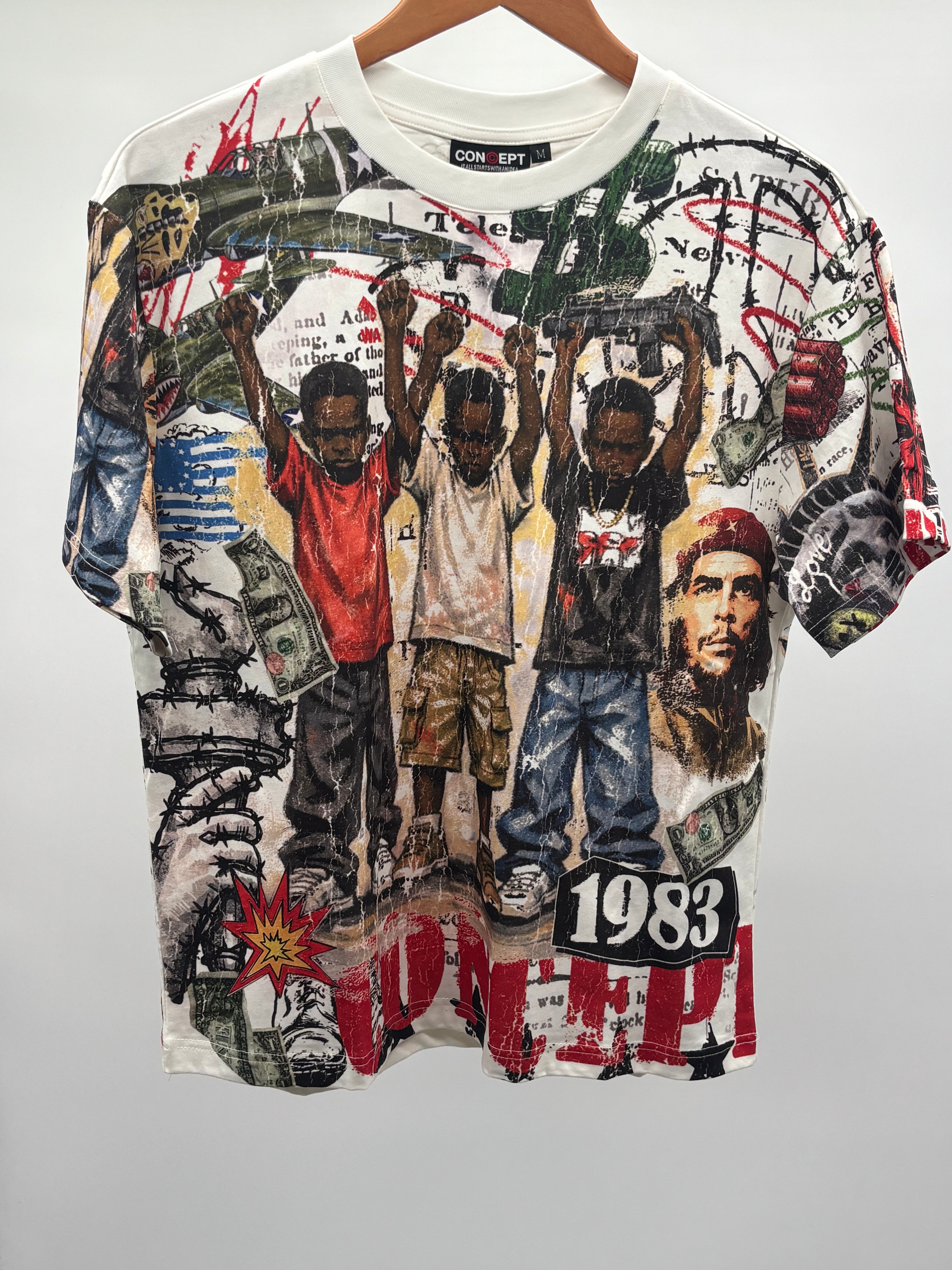 Concept LA Over Fear Tee White