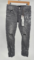 Purple Brand Slim Fit Jeans Grey Resin