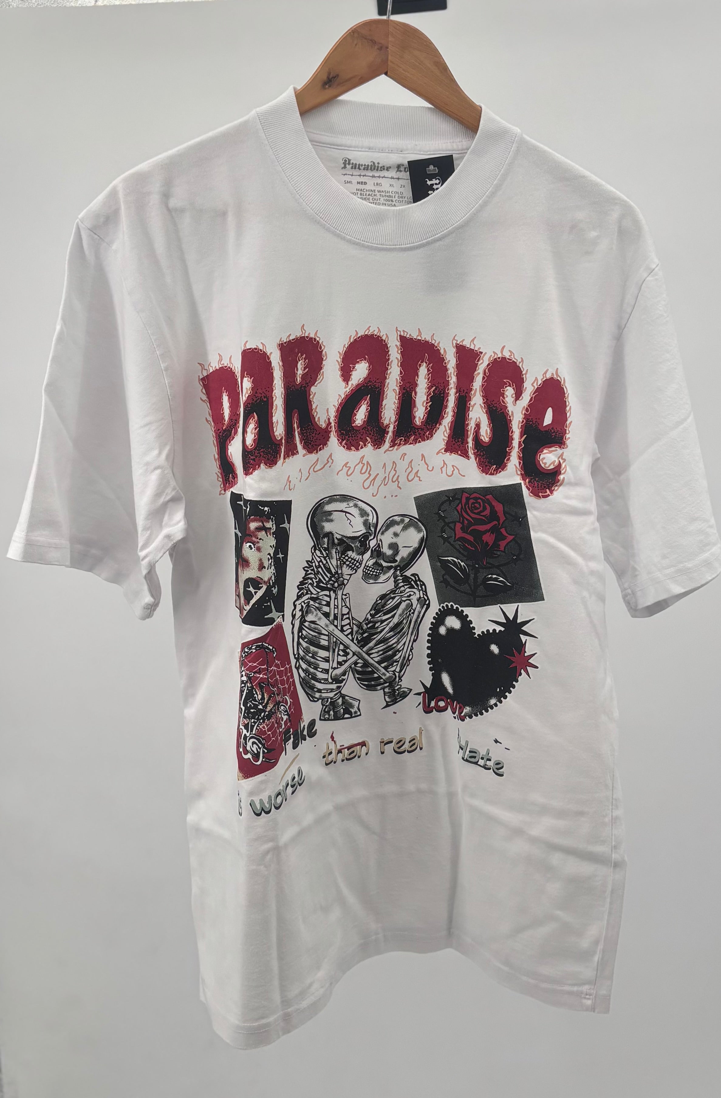 PL Fake Love Tee Wht