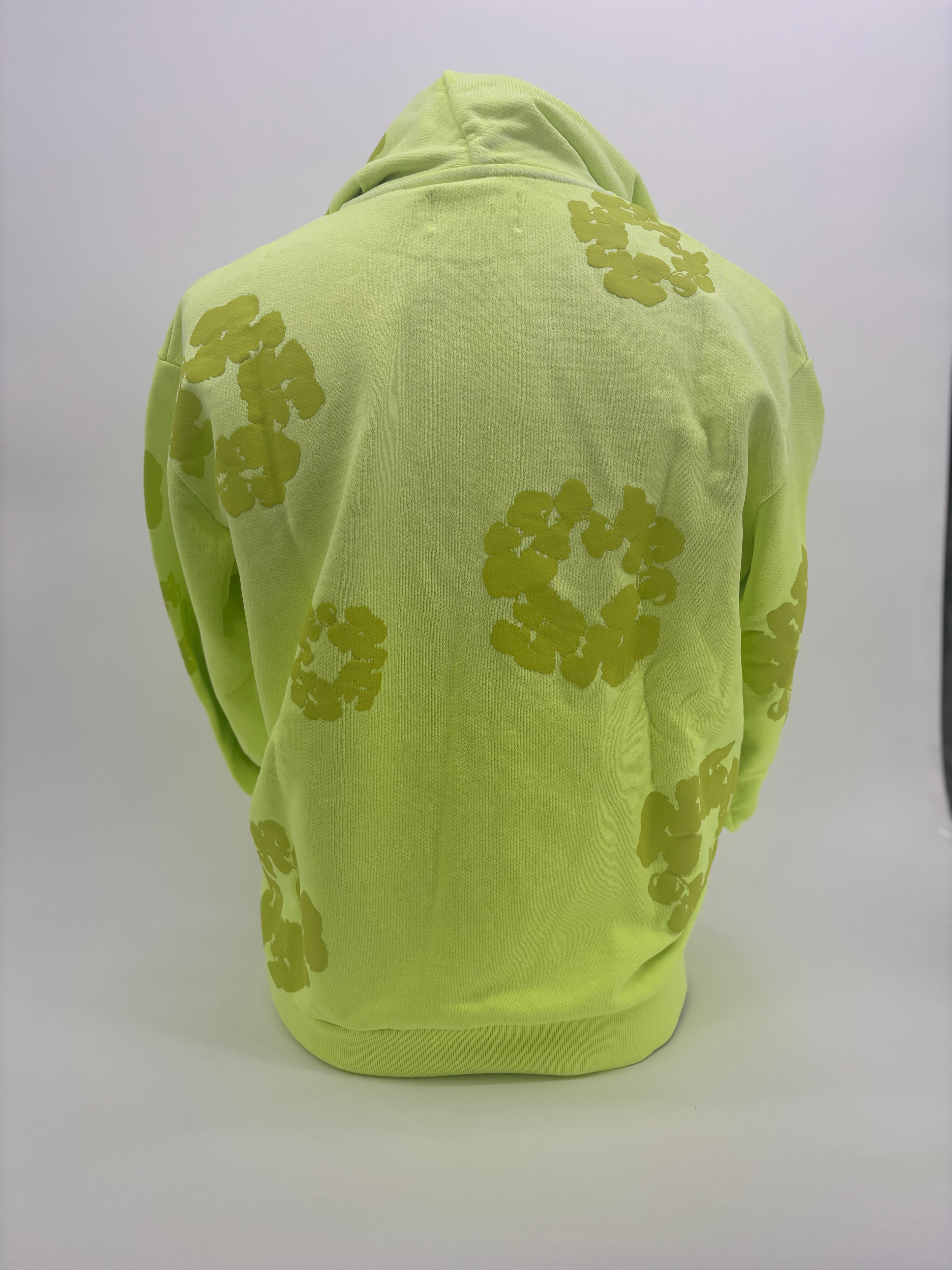 Denim Tears Mono Wreath Hoodie Neon