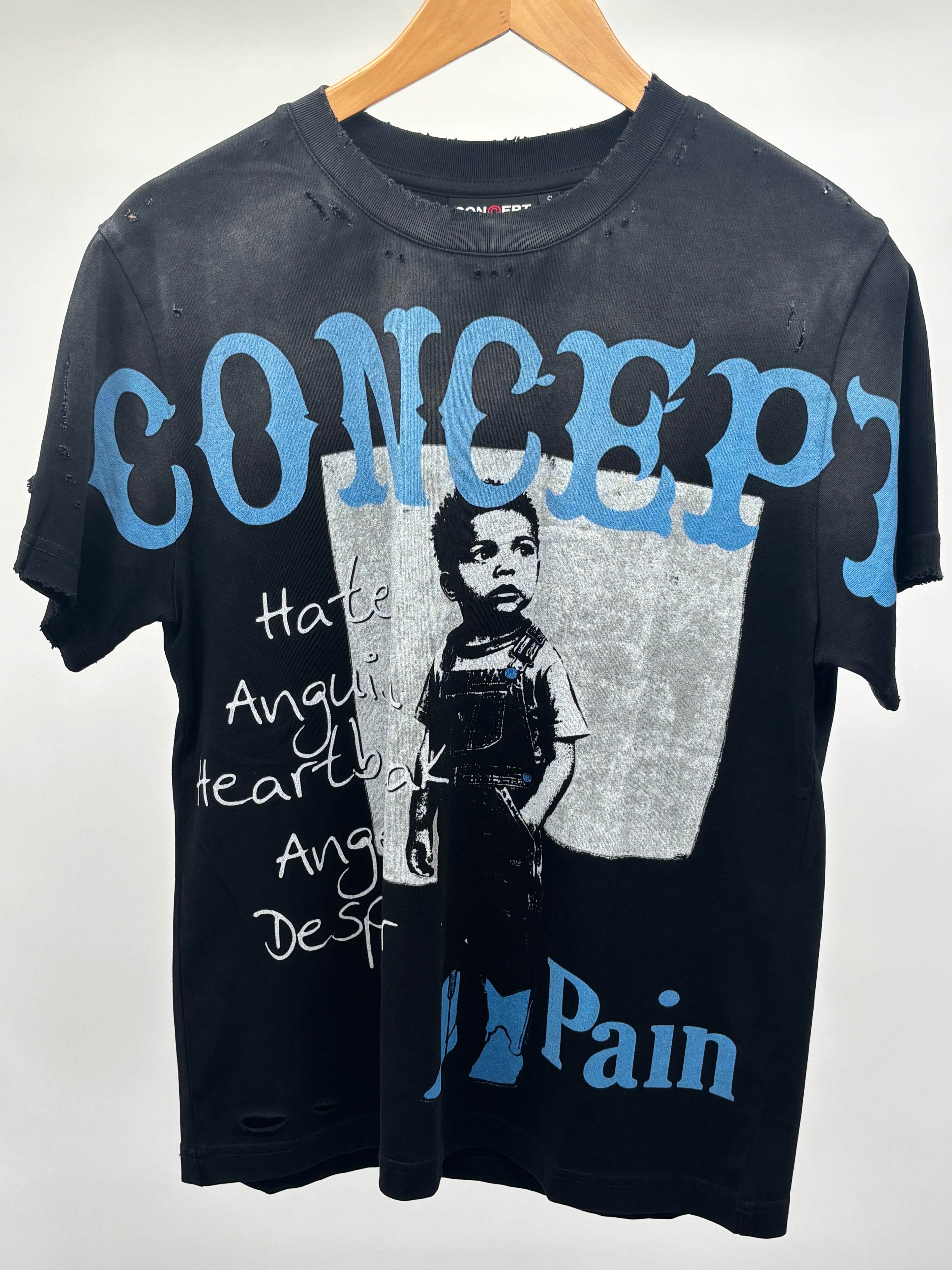 Concept LA Pain Blk Wash Tee