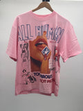 All Human Digits Tee Lt Pink