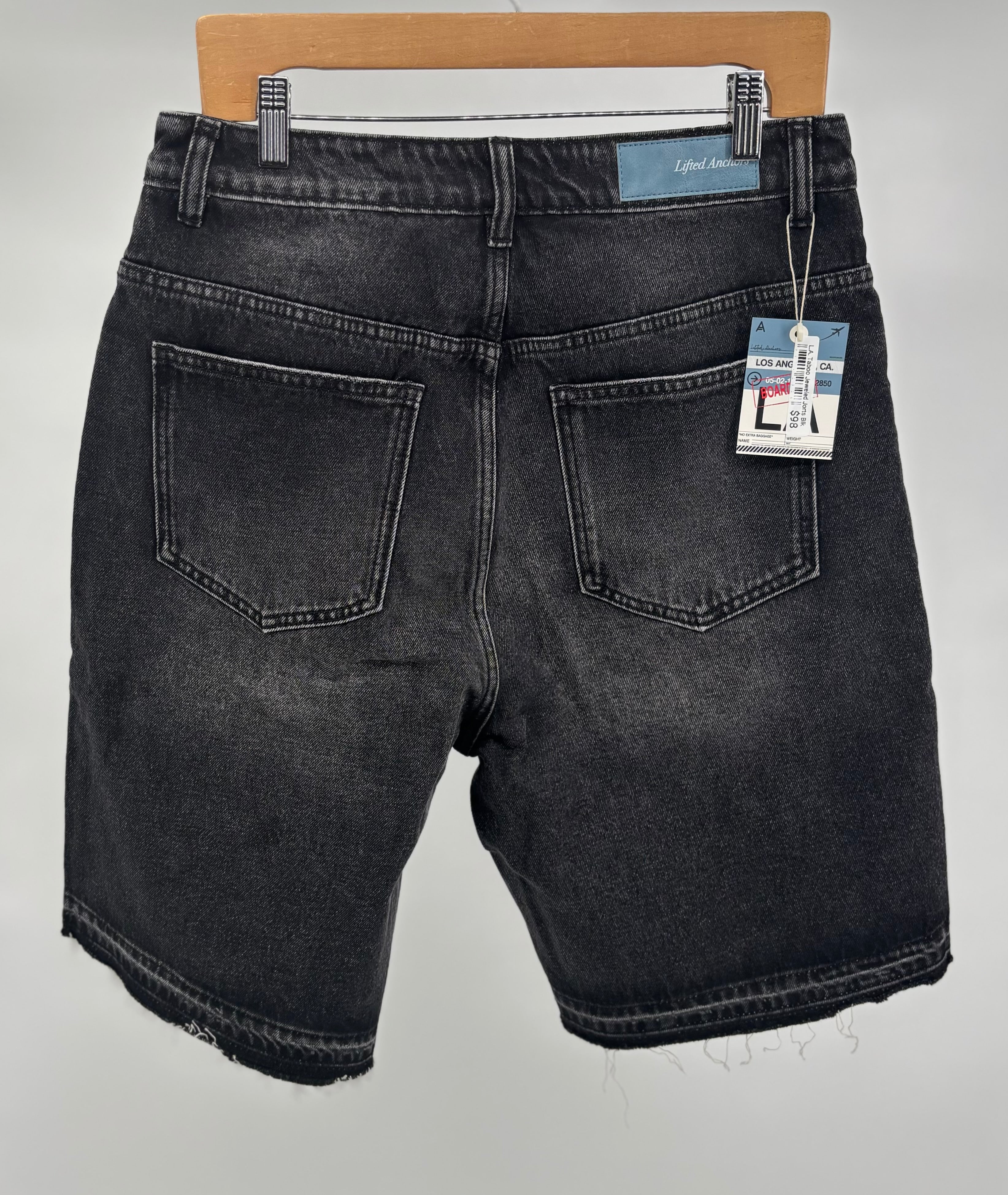 LA Taboo Jorts Blk