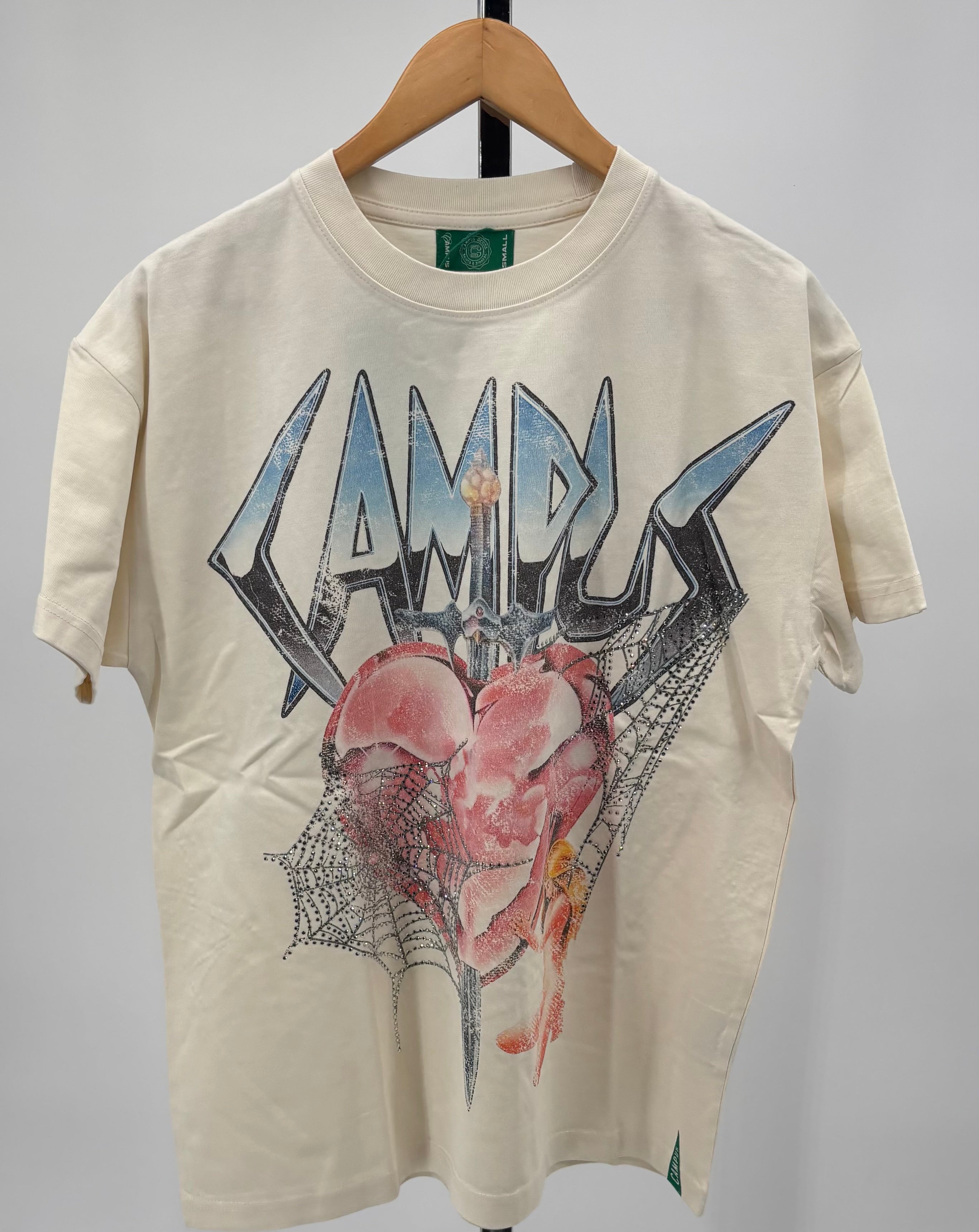 Campus Broken Web Tee Cream