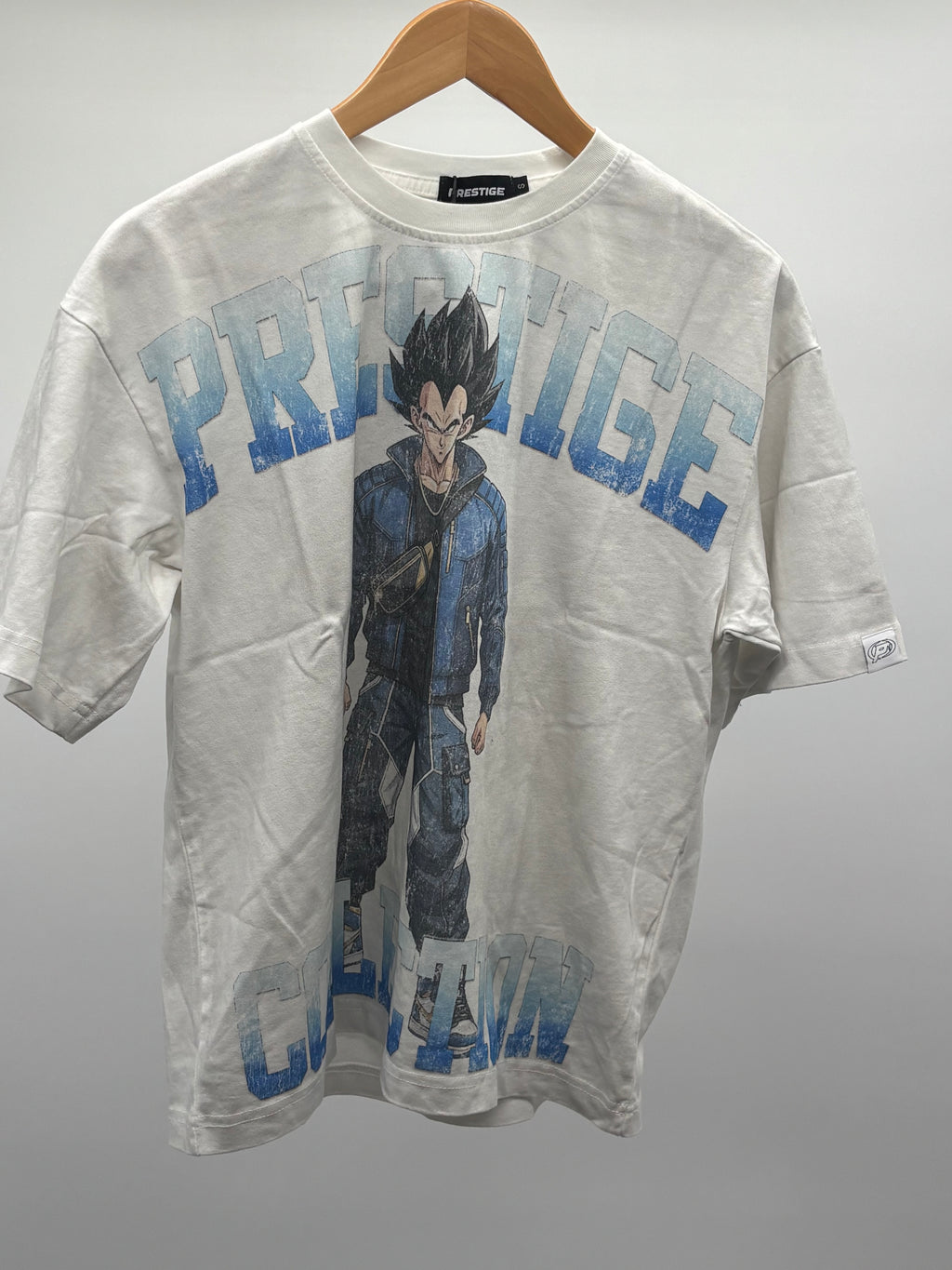 Prestige Drippy Vegeta Tee Blue Aura