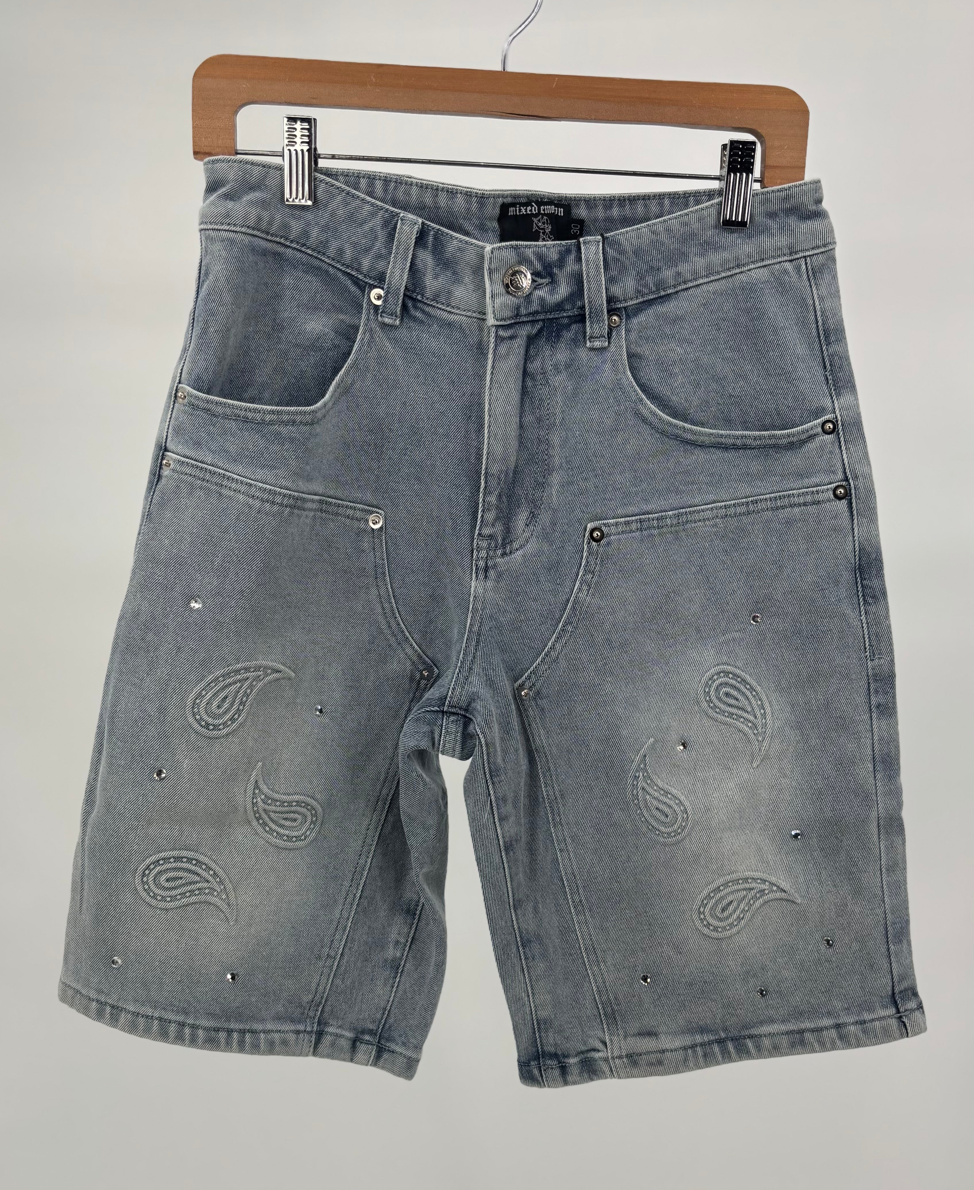 ME Paisley Shorts Blue