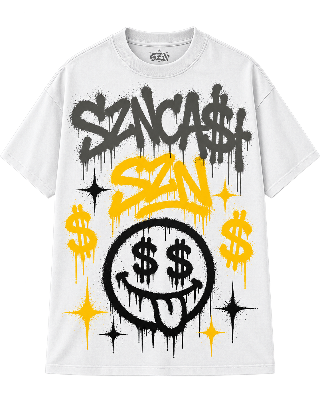 SZN Money Talks Tee White