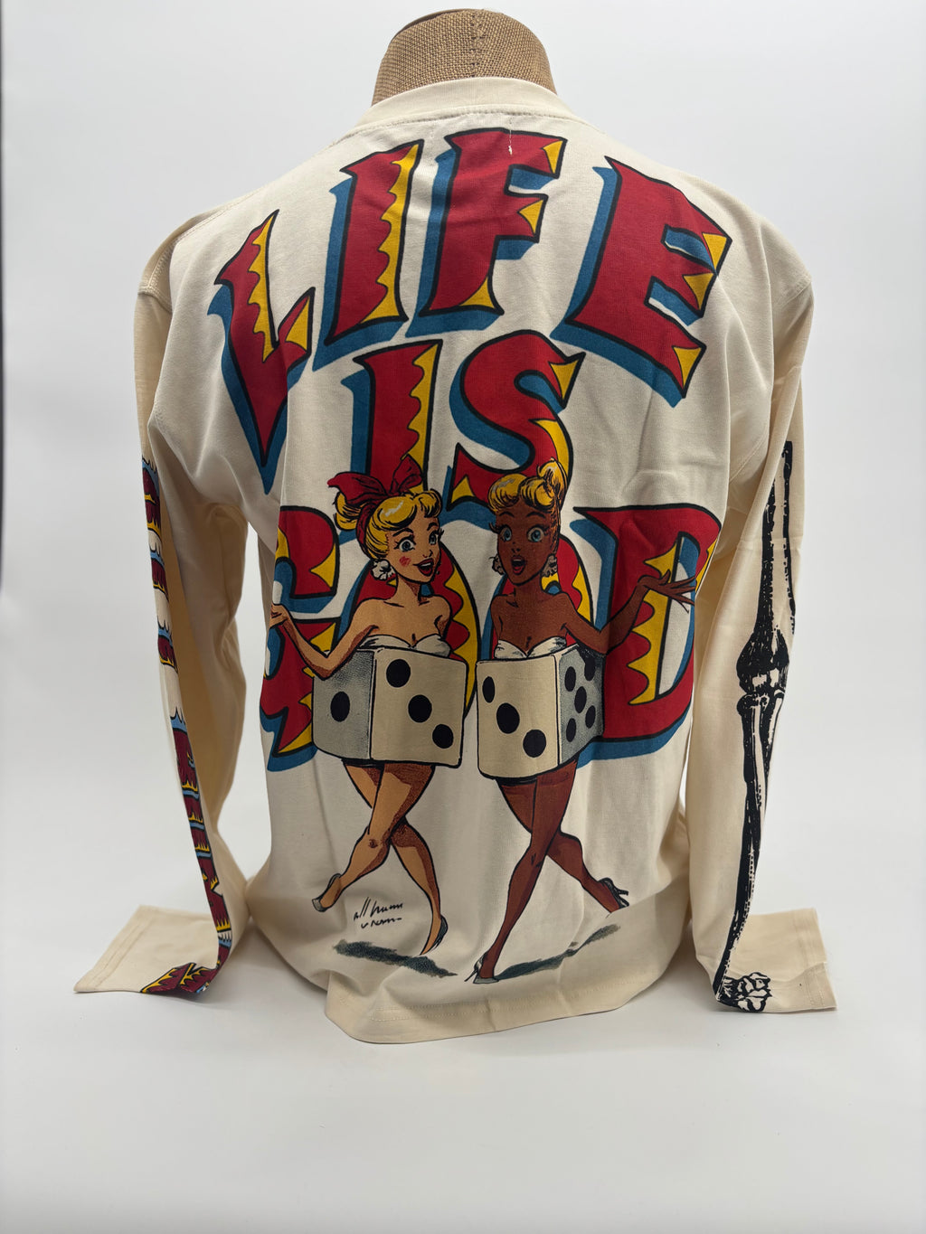 A.H. Roll In Peace LS Tee Blk