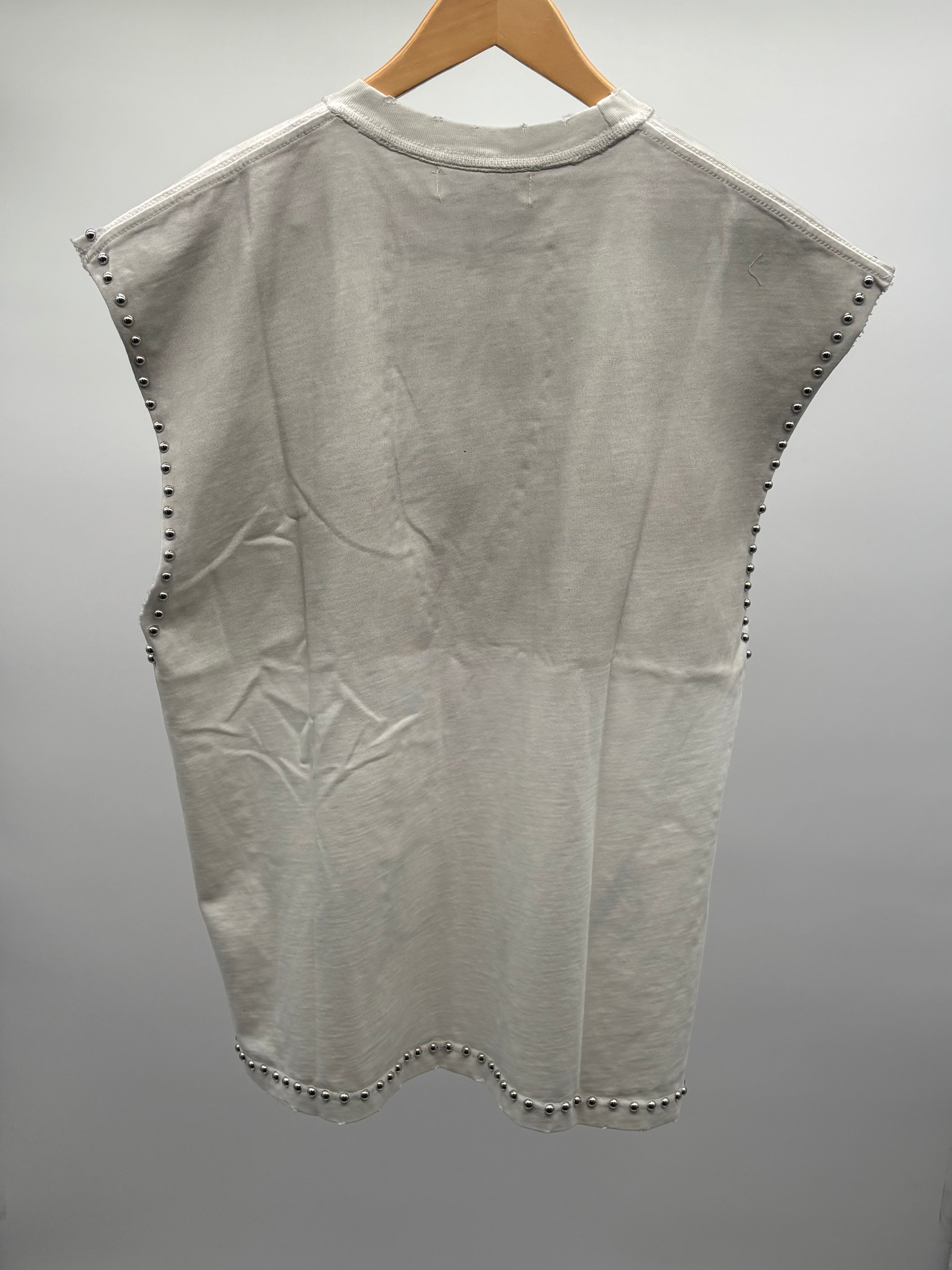 ALSO Crowned Cut Off Tee Cream