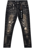 Valabasas Haste Skinny Jeans Blk Grey Wash