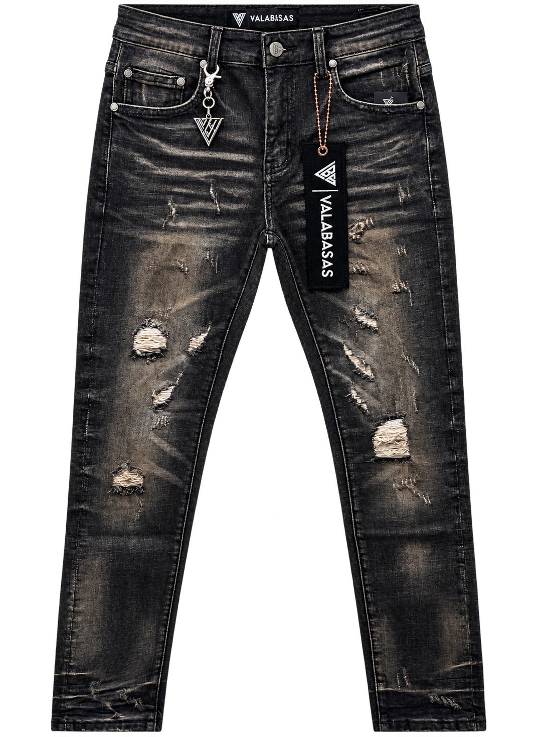Valabasas Haste Skinny Jeans Blk Grey Wash