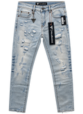 Valabasas Collage Skinny Jeans Lt Blue Wash