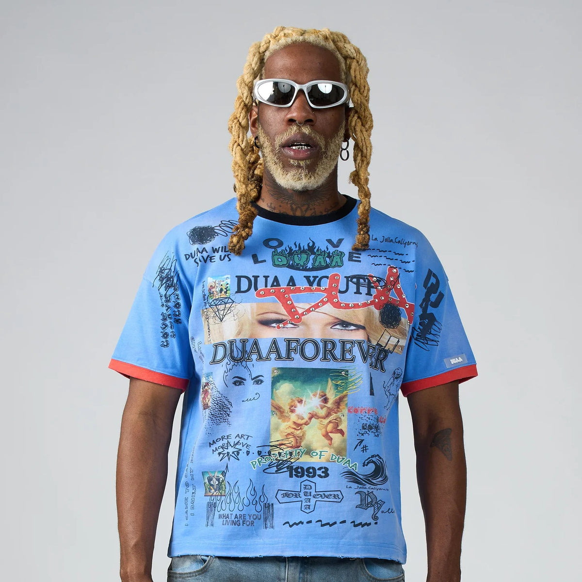 DUAA Thoughts Tee Blue