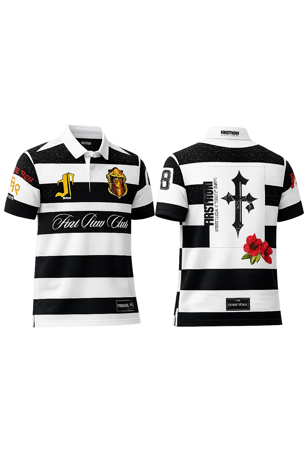 First Row Rugby Polo Green