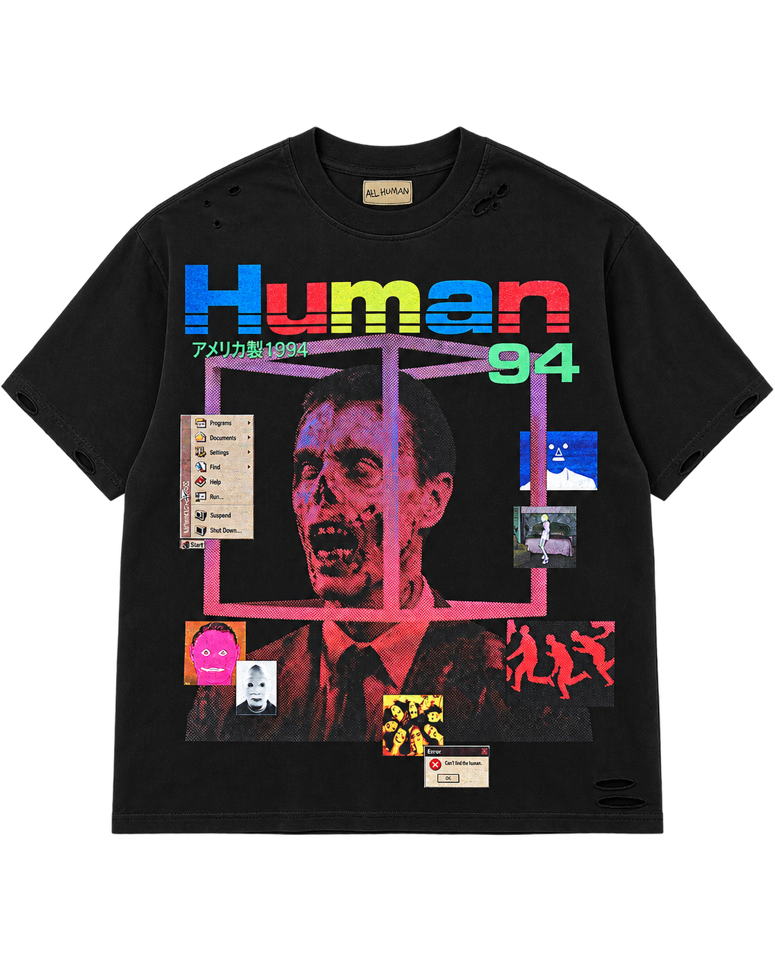 All Human BSoD Tee Blk